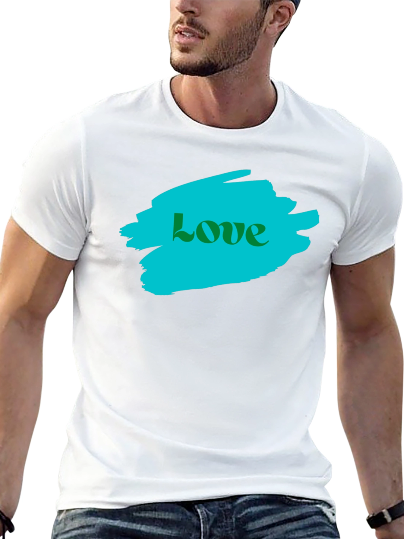 Love Graphic T-Shirt - Stylish Black Tee