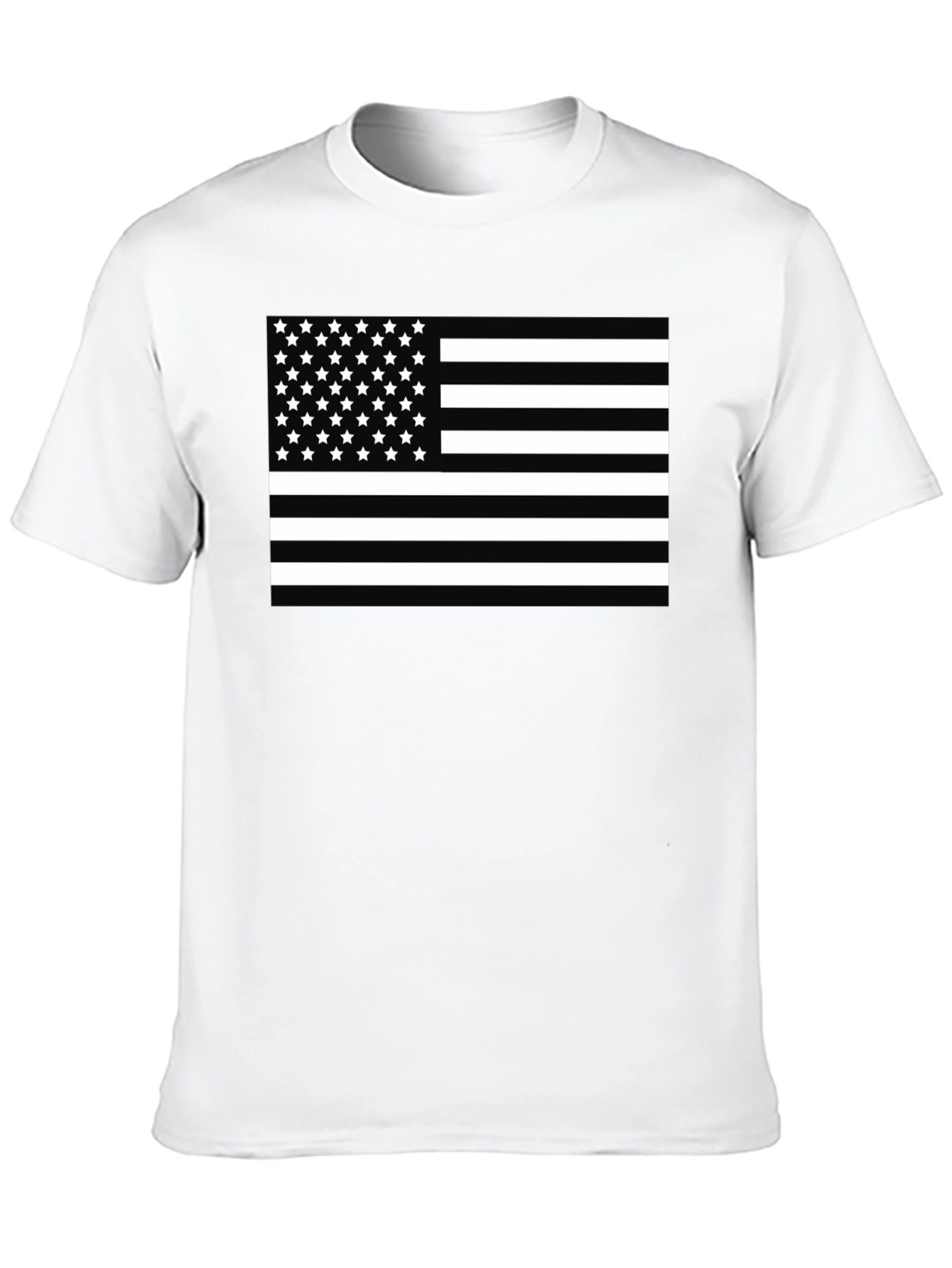 American Flag Graphic T-Shirt - Black