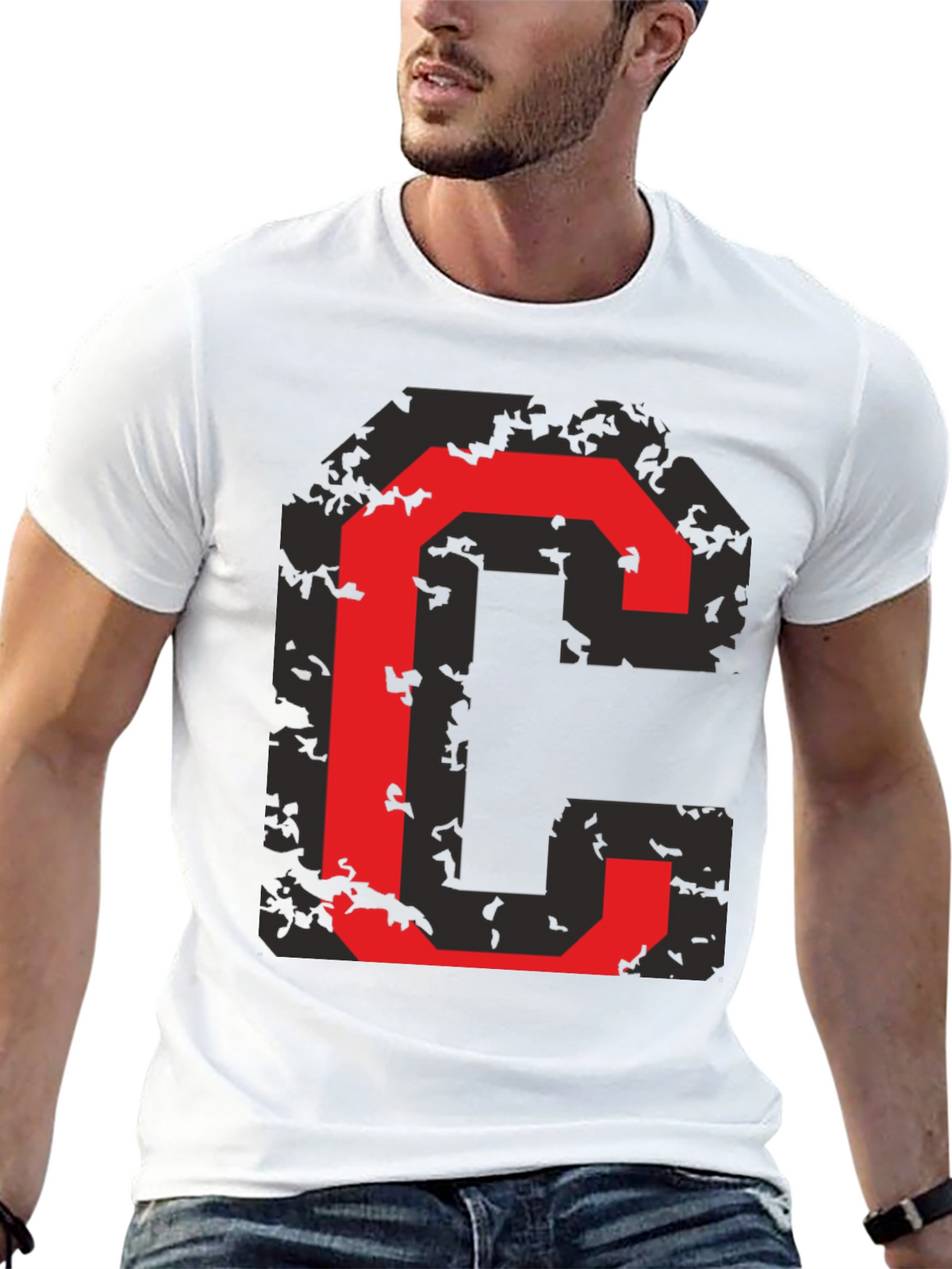 Graphic Tee - Red Letter C
