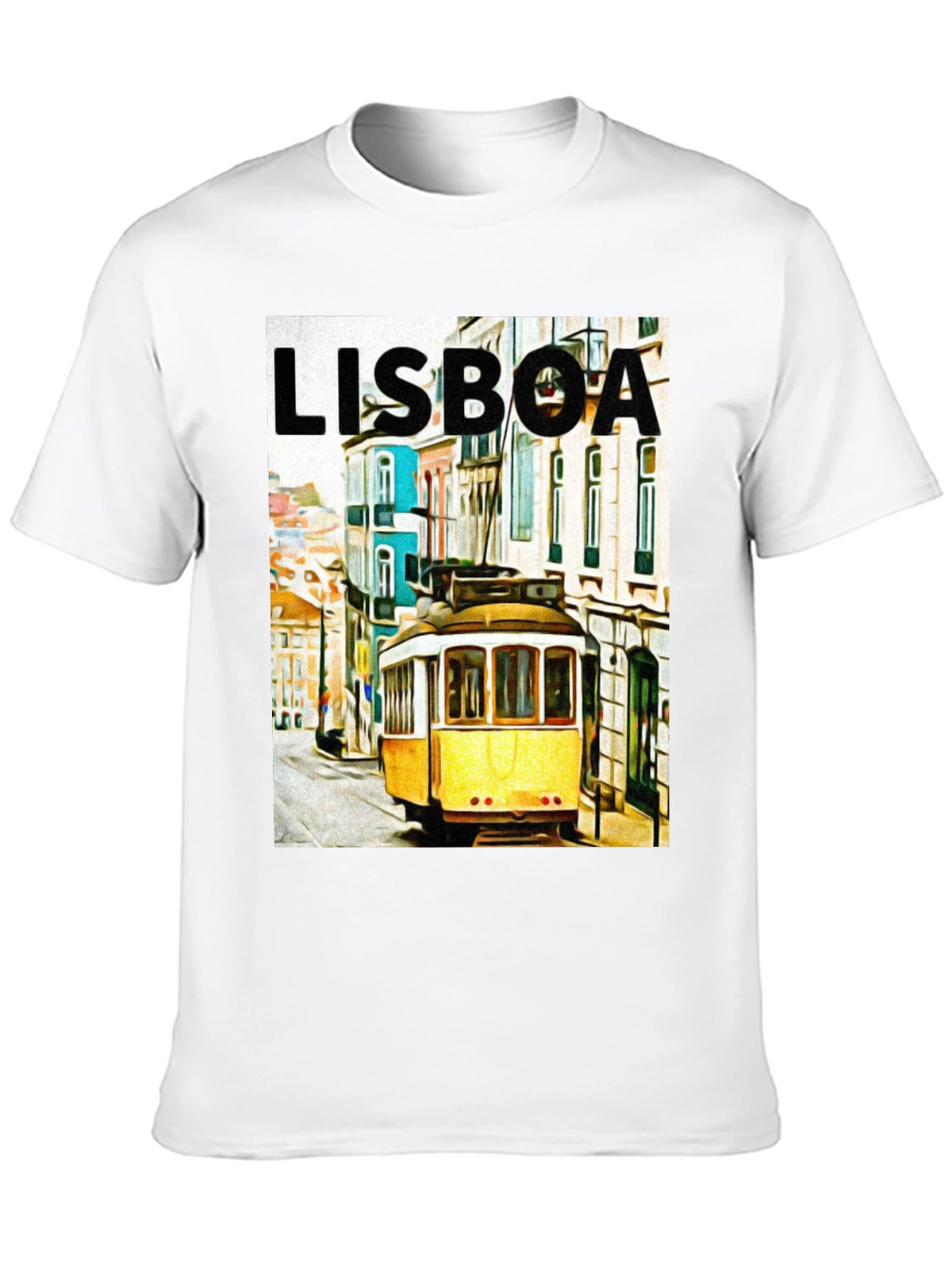 Lisboa Portugal Tram Graphic Tee