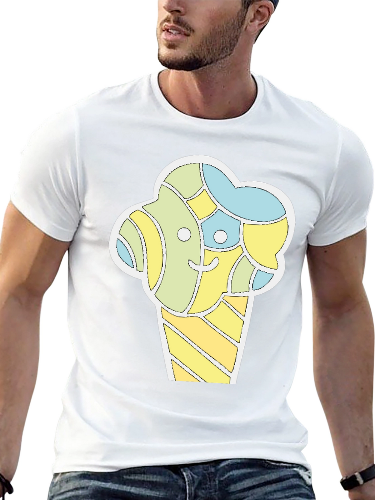 Funky Ice Cream Graphic Tee