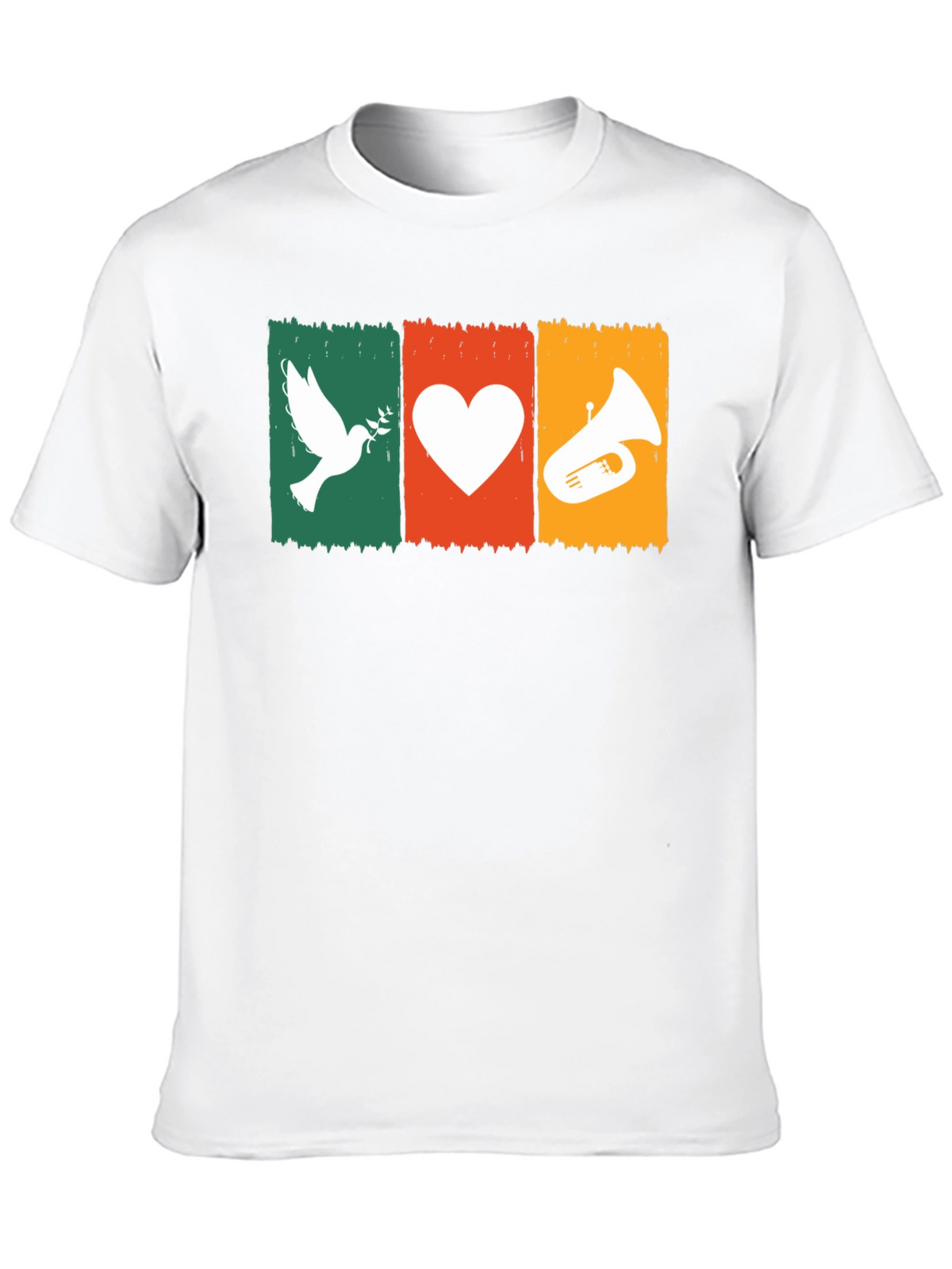 Peace Love Tuba T-Shirt: Soft Cotton Tee
