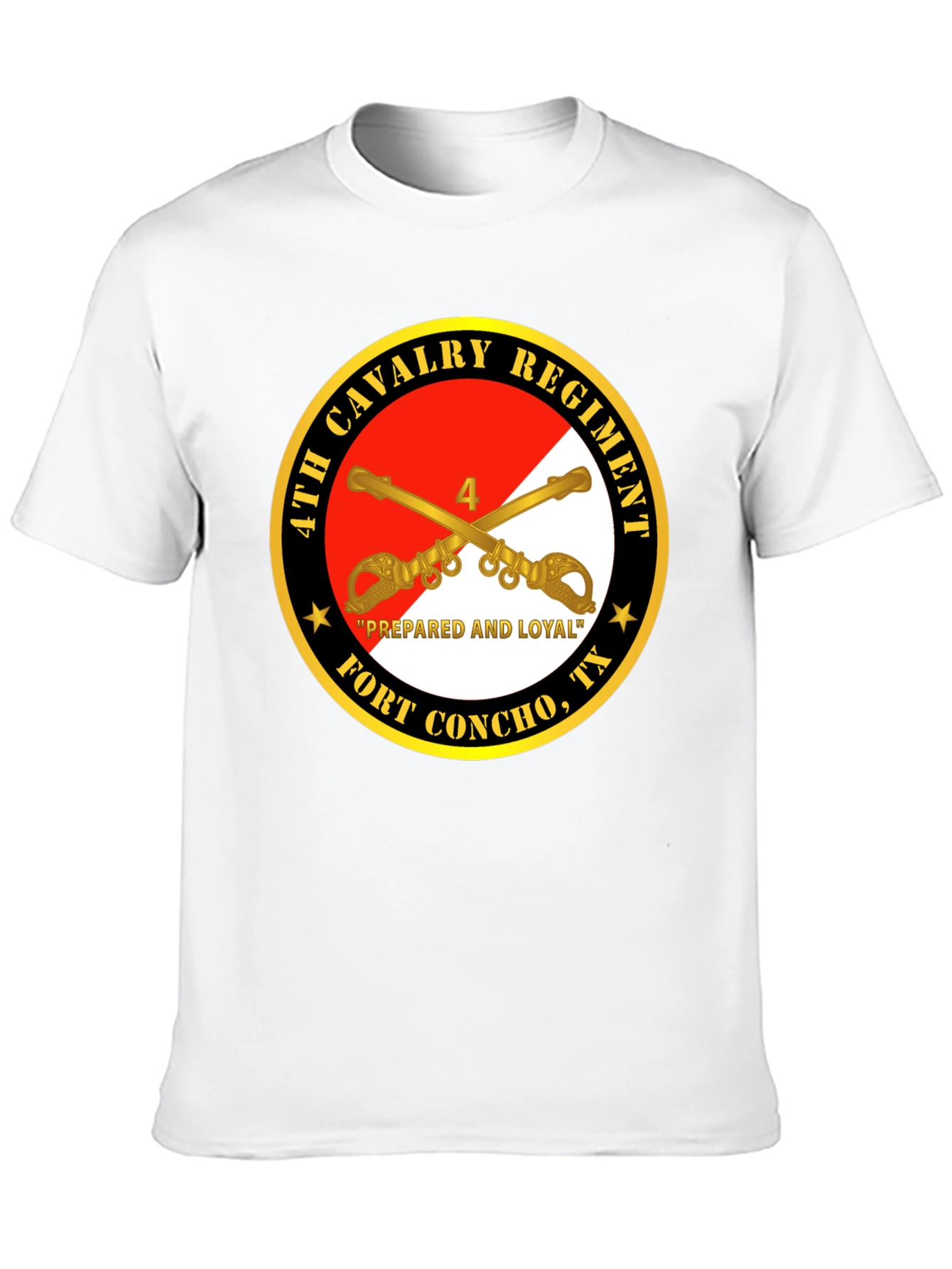 4th Cavalry Regiment T-Shirt - Fort Concho TX