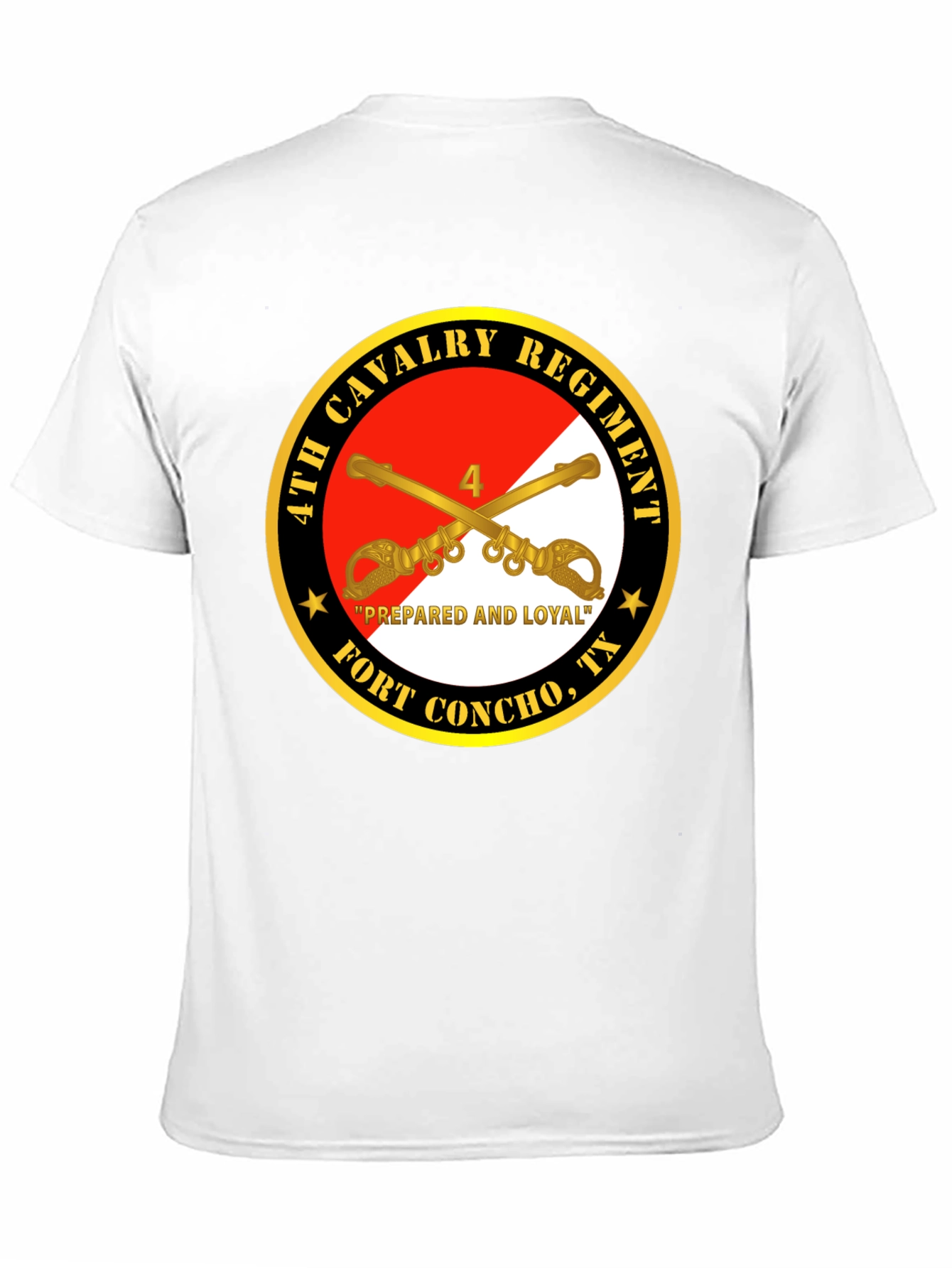 4th Cavalry Regiment T-Shirt - Fort Concho TX
