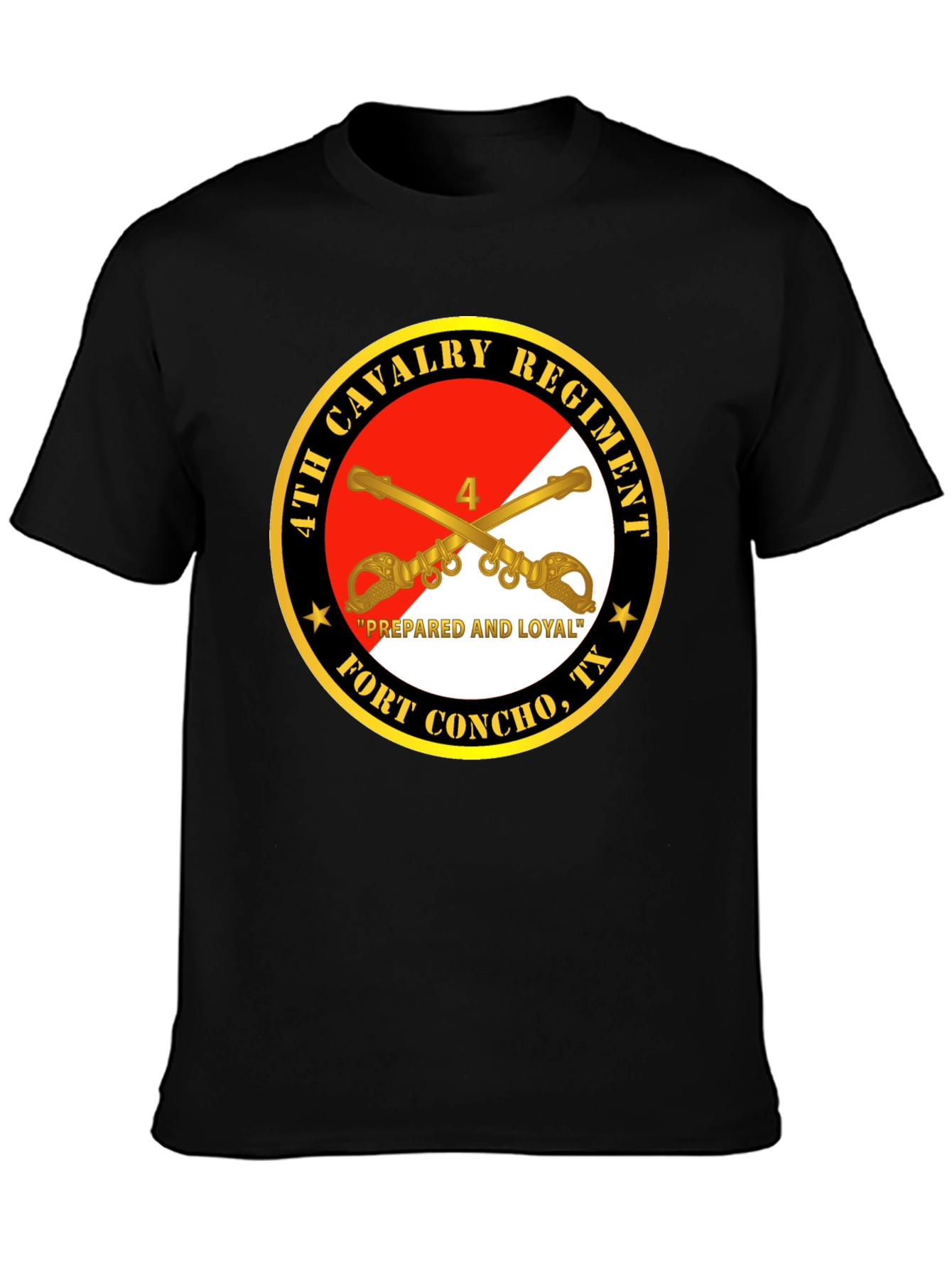 4th Cavalry Regiment T-Shirt - Fort Concho TX