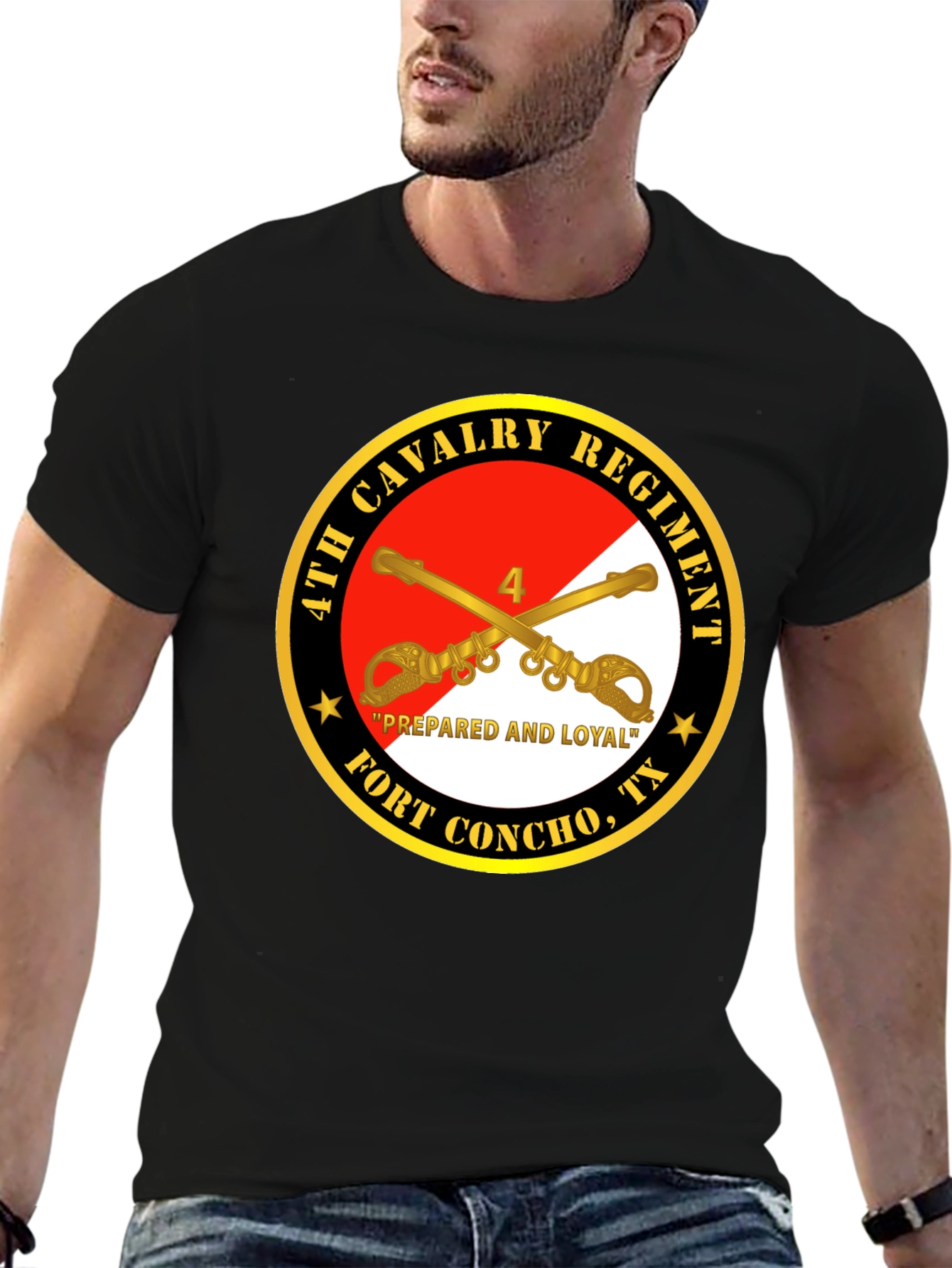 4th Cavalry Regiment T-Shirt - Fort Concho TX