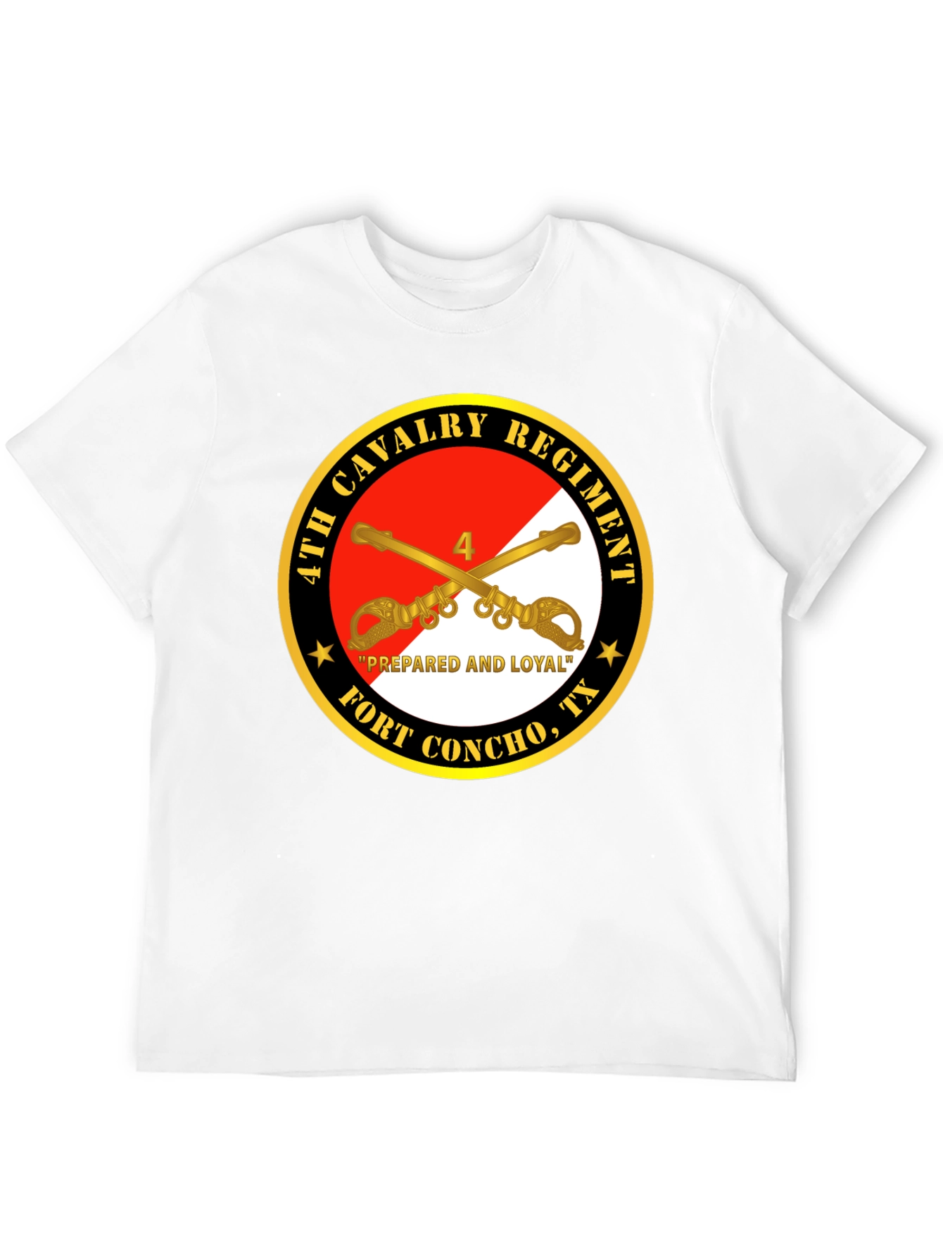 4th Cavalry Regiment T-Shirt - Fort Concho TX