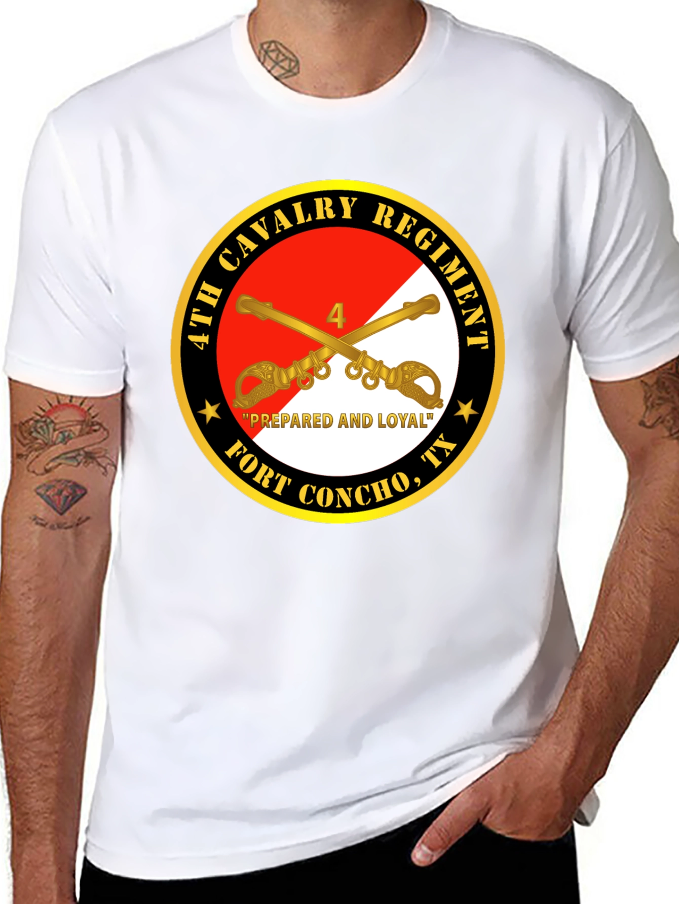 4th Cavalry Regiment T-Shirt - Fort Concho TX