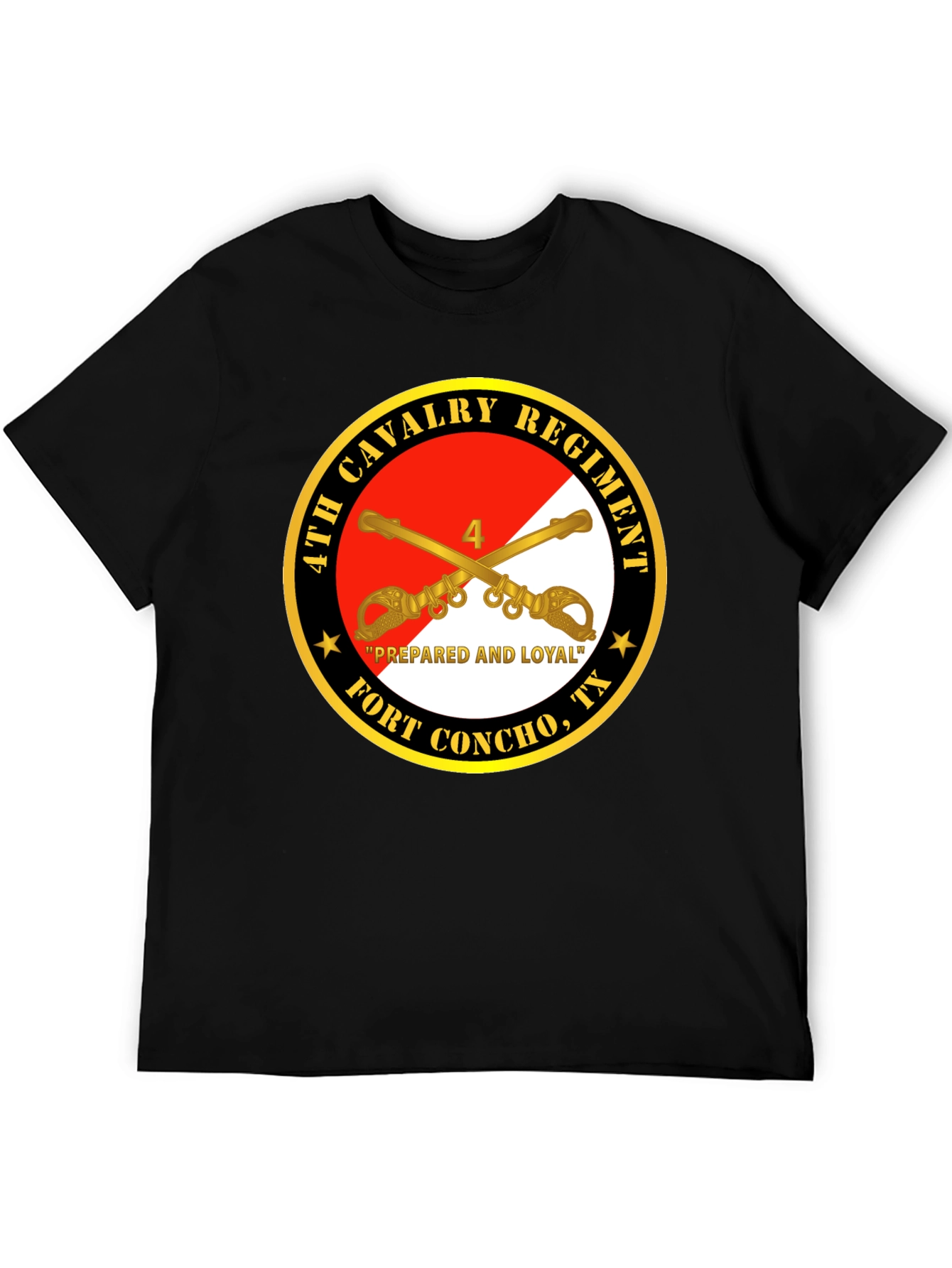 4th Cavalry Regiment T-Shirt - Fort Concho TX