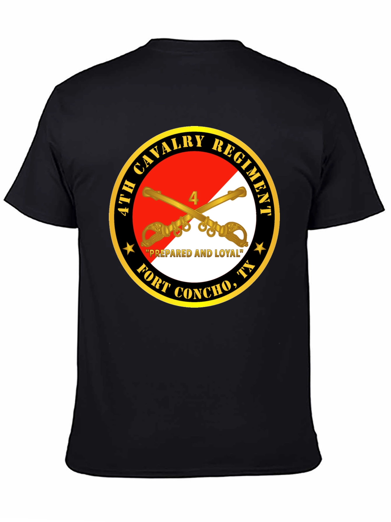 4th Cavalry Regiment T-Shirt - Fort Concho TX