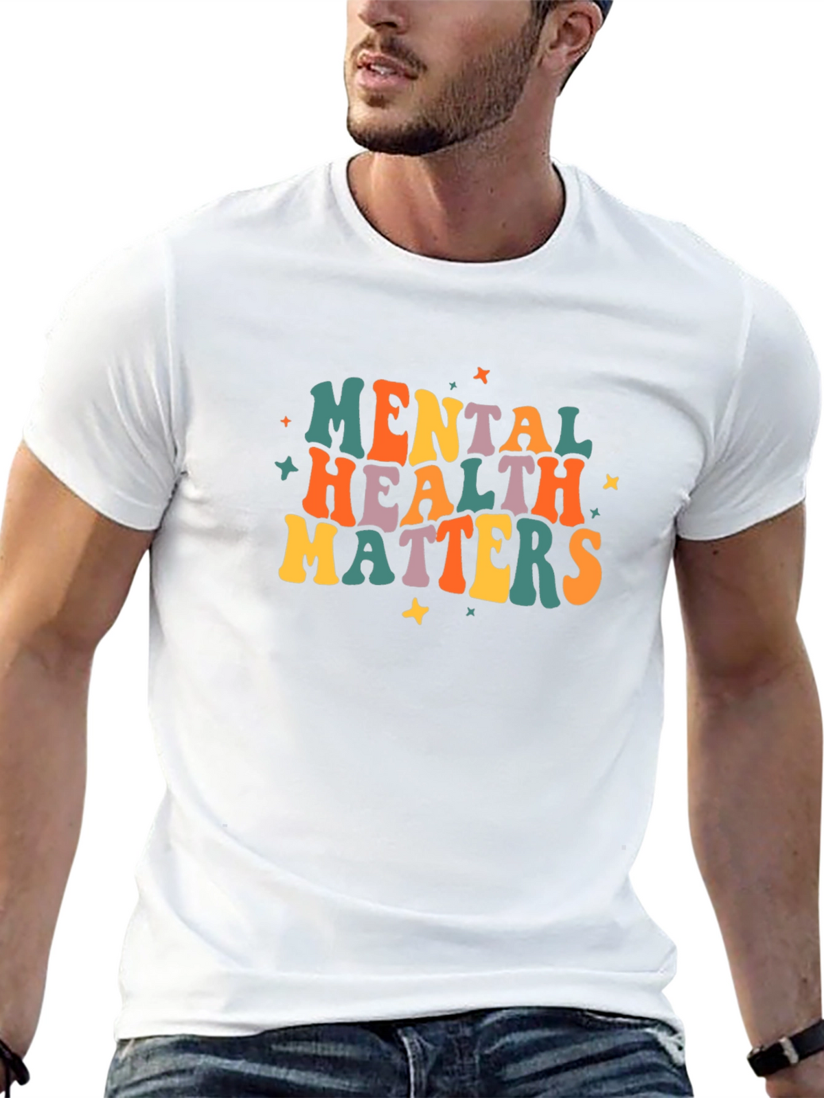 Mental Health Matters Graphic Tee - Trendy Comfort