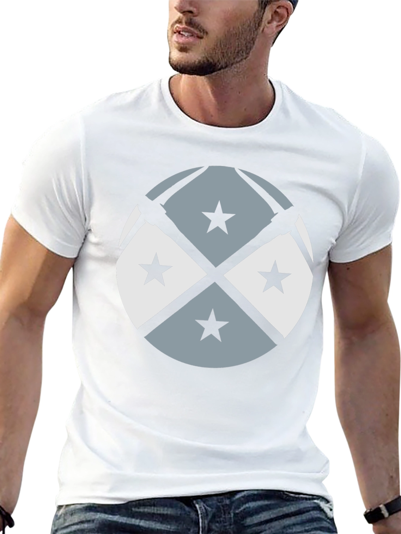 Pickaxe & Stars Graphic Tee - Cool Casual Style