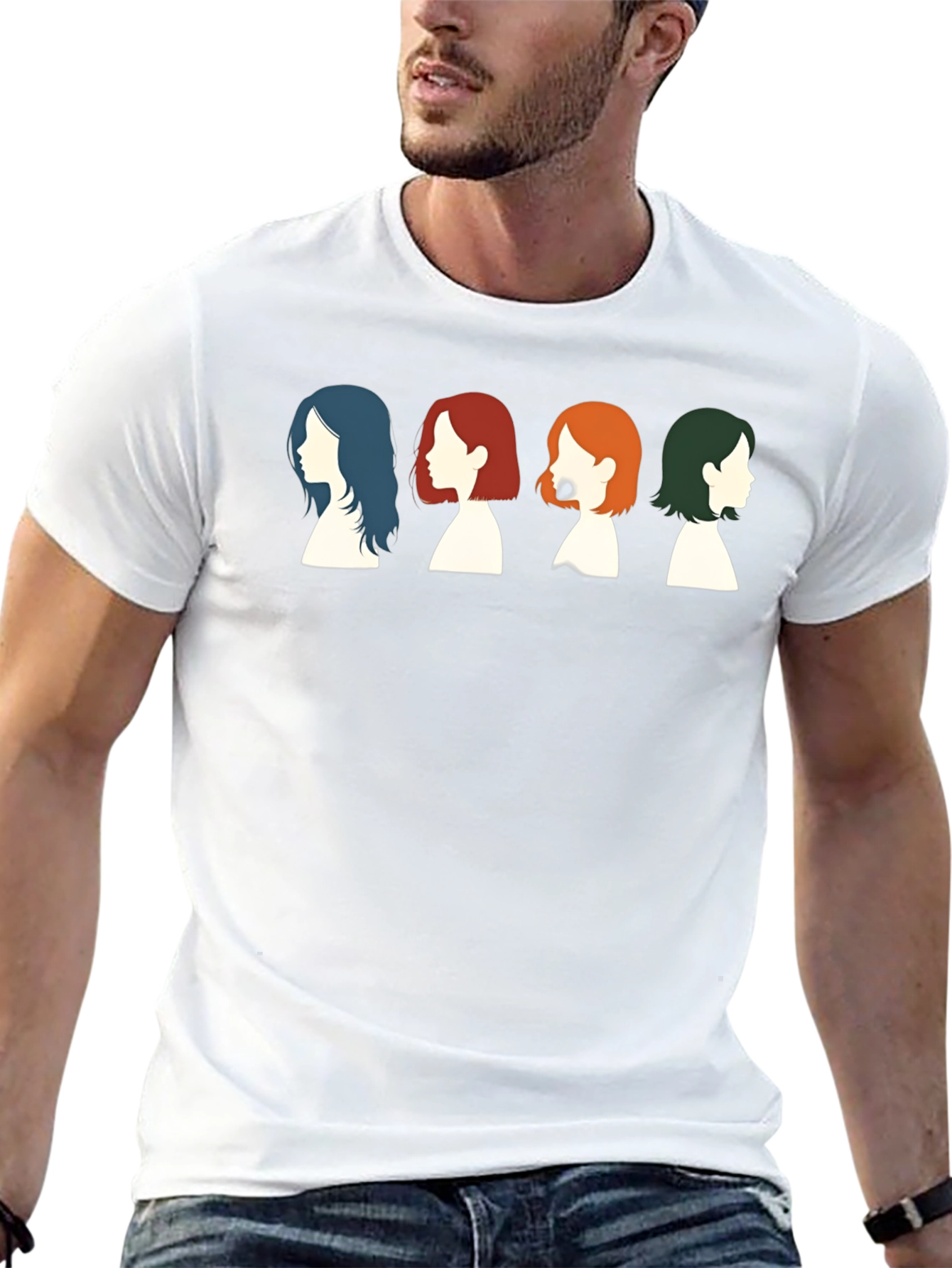 Silhouette Women Tee - Stylish Graphic T-Shirt