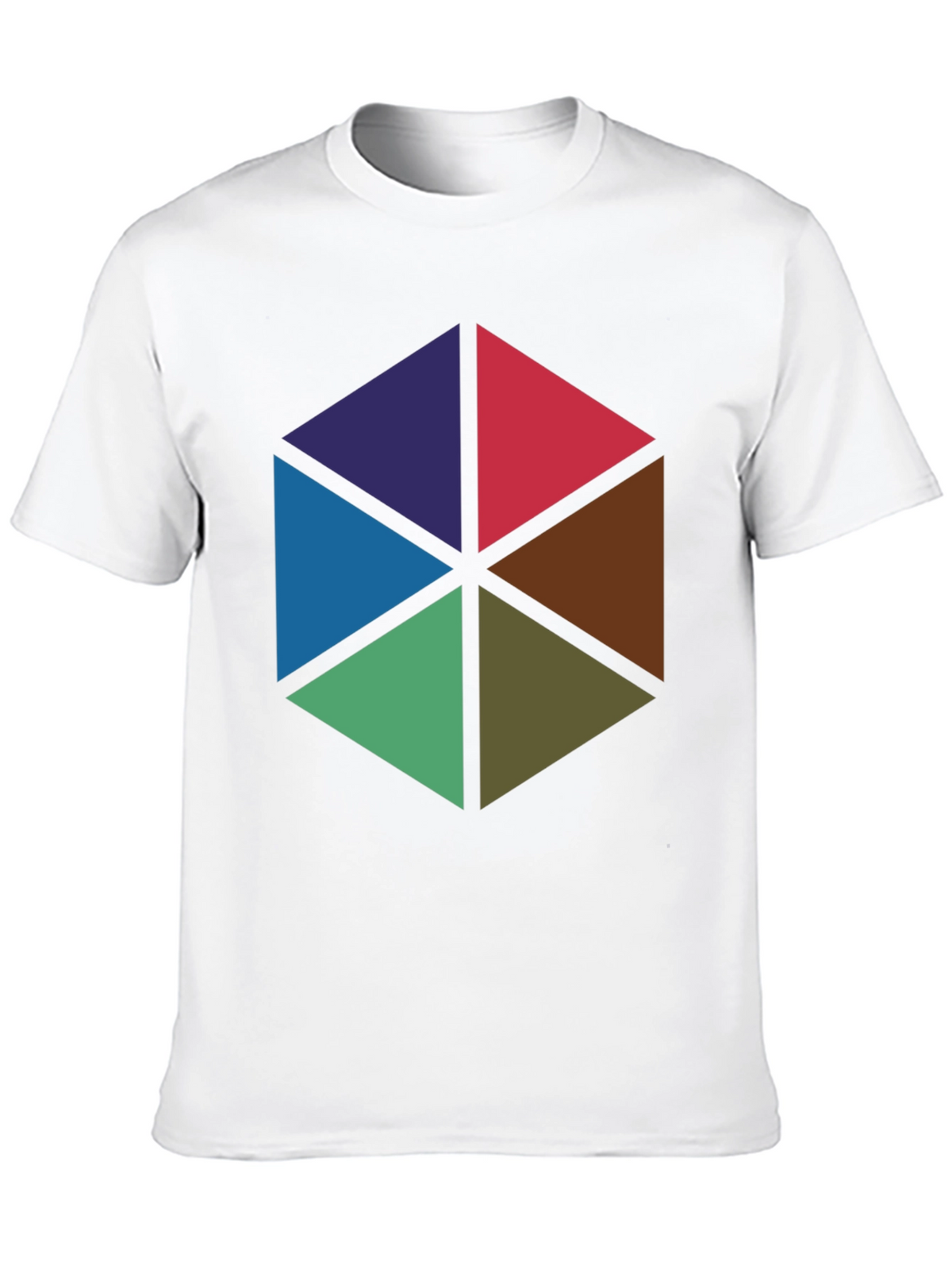 Geometric Triangles T-Shirt - Bold & Modern Design