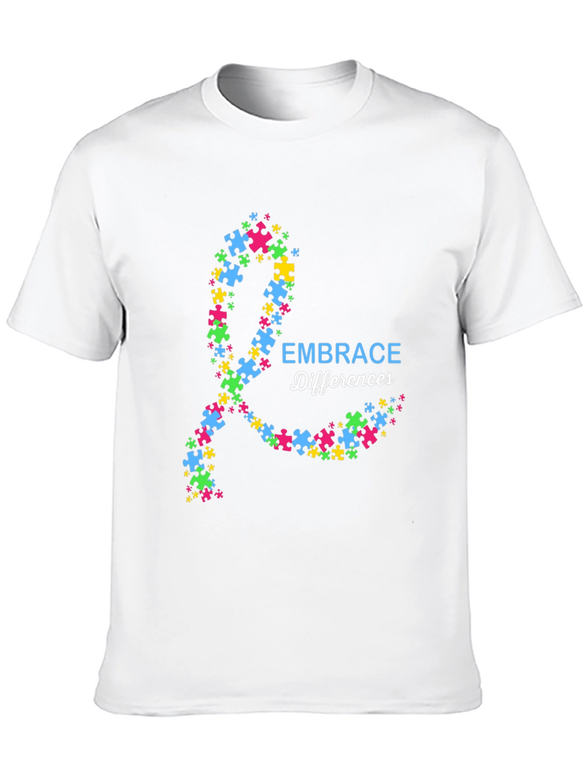 Embrace Differences Autism Awareness T-Shirt