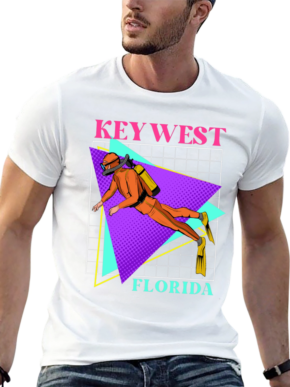 Key West Florida Scuba Diver T-Shirt