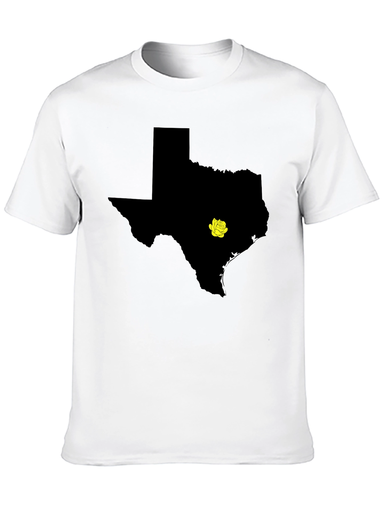 Texas State Pride T-Shirt - Yellow Rose Edition