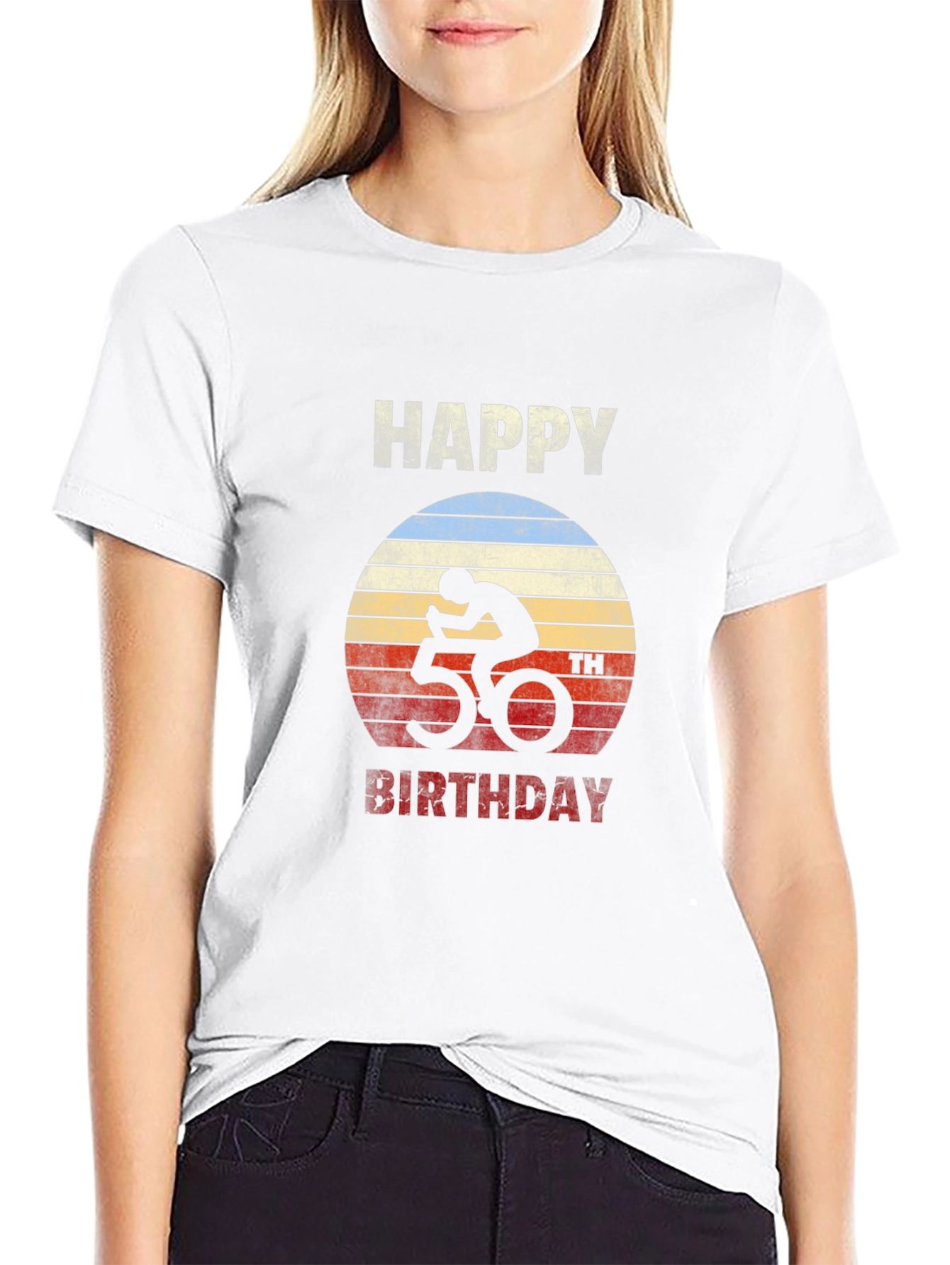 50th Birthday Cyclist T-Shirt