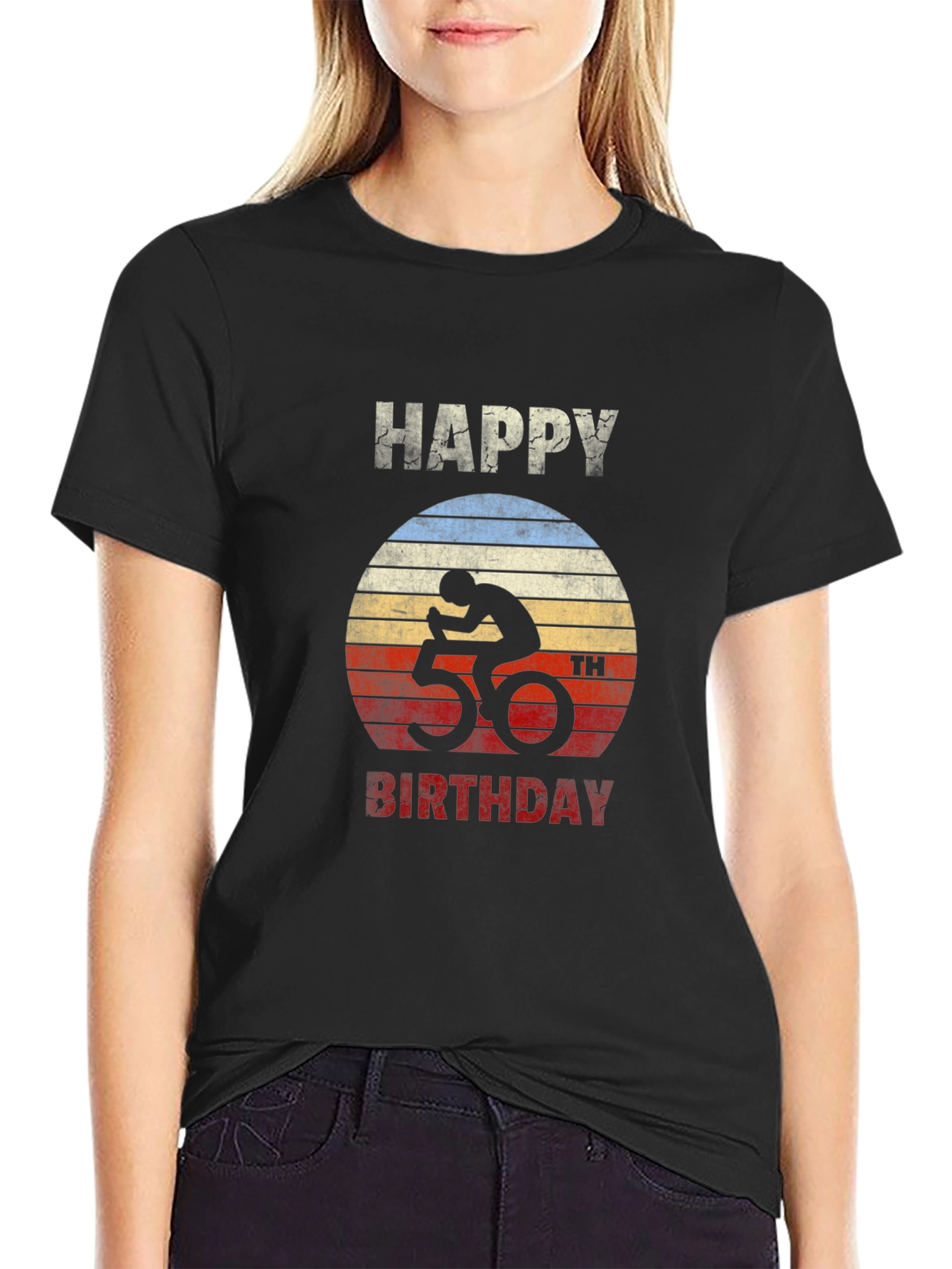 50th Birthday Cyclist T-Shirt