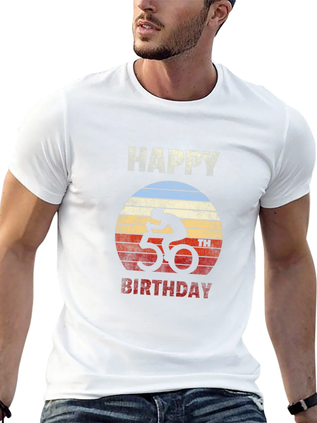 50th Birthday Cyclist T-Shirt