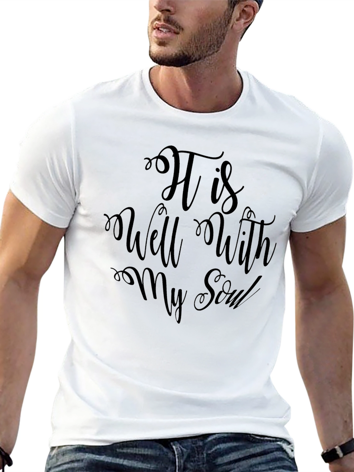 It is Well With My Soul Black T-Shirt