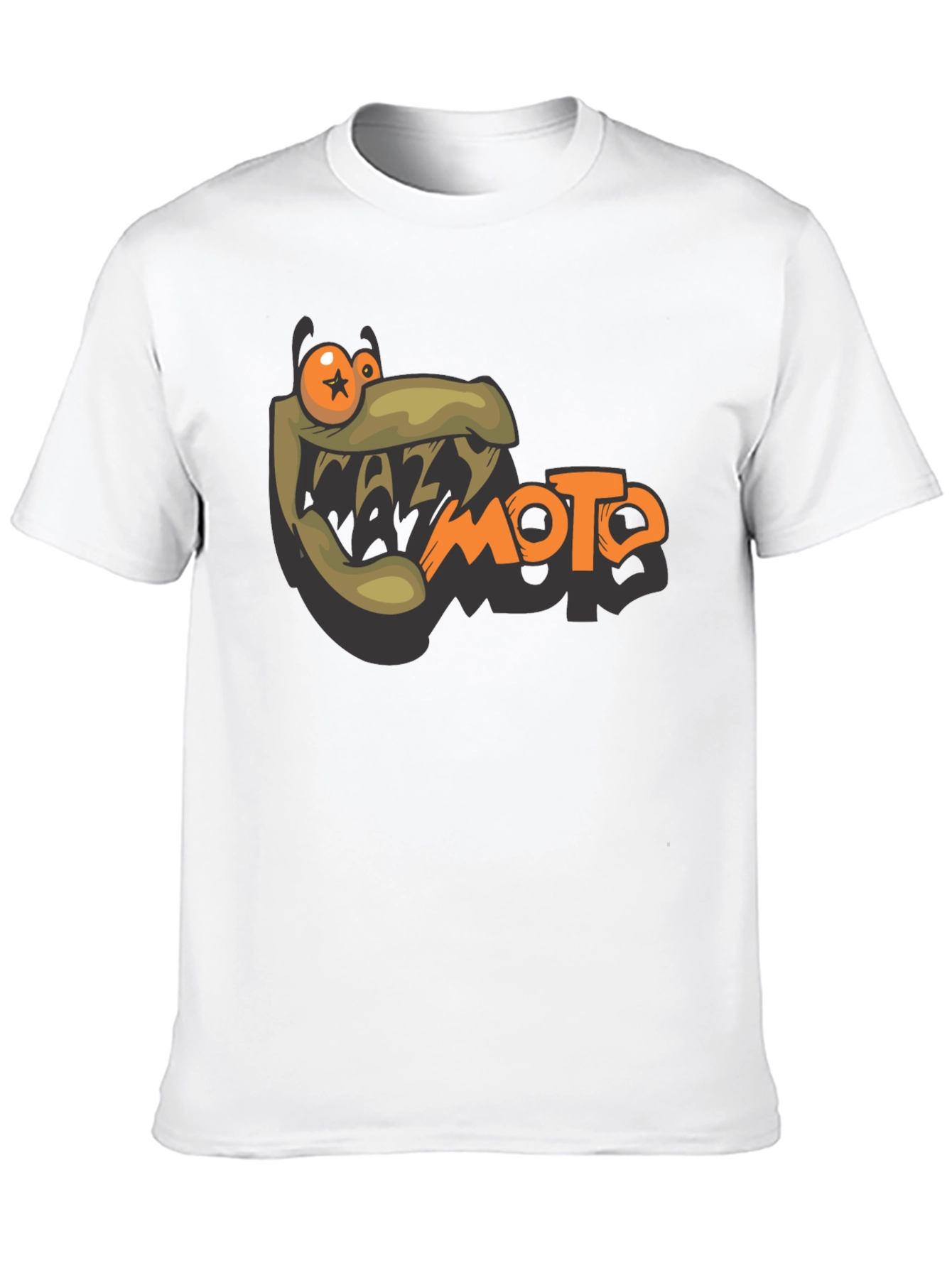 Crazy Moto Graphic Tee - Black