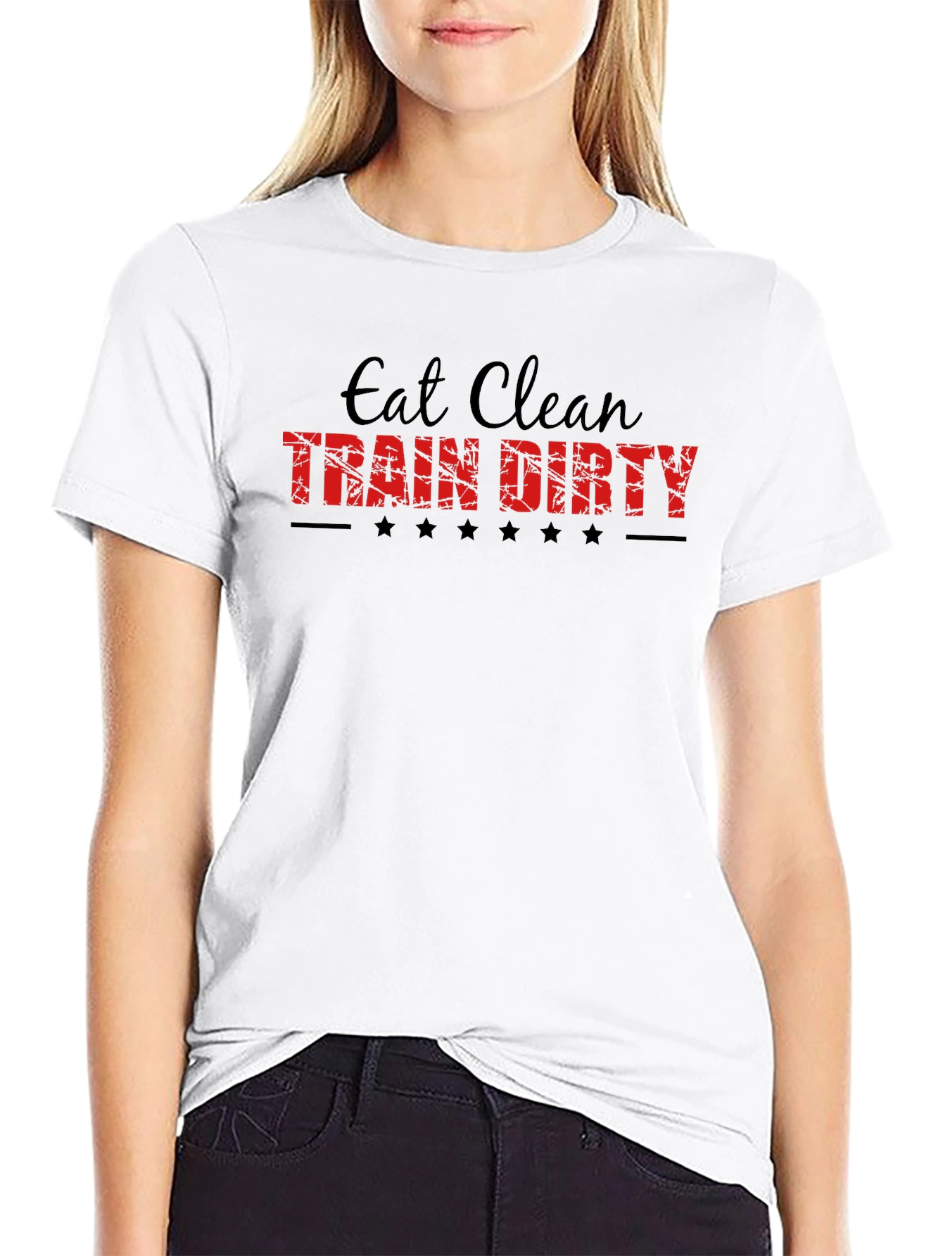 Eat Clean Train Dirty Graphic Tee