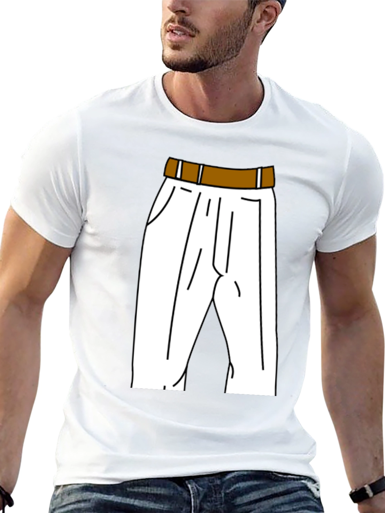 Funny Pants T-Shirt - Cartoon Style Apparel