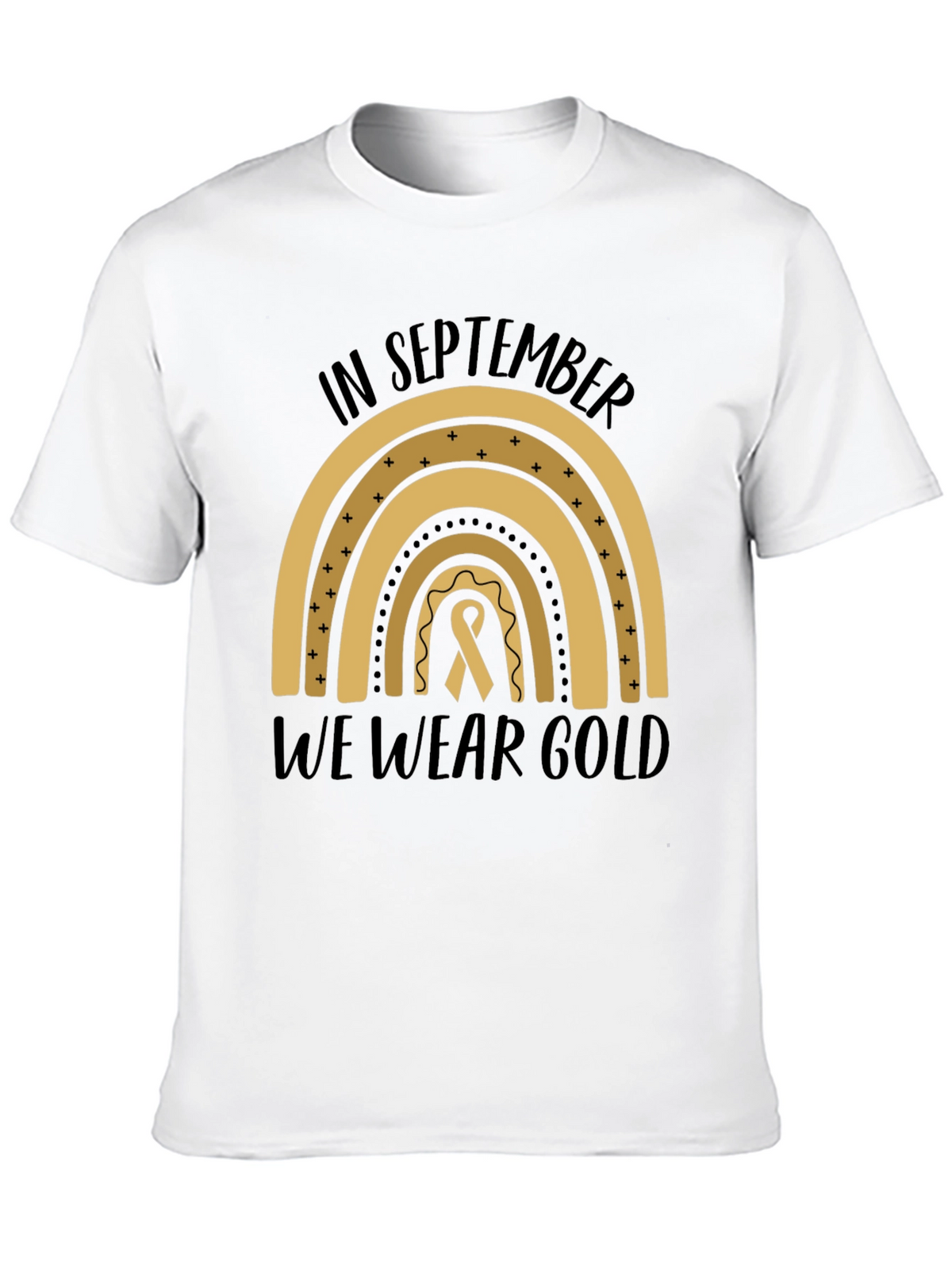 In September We Wear Gold Awareness T-Shirt