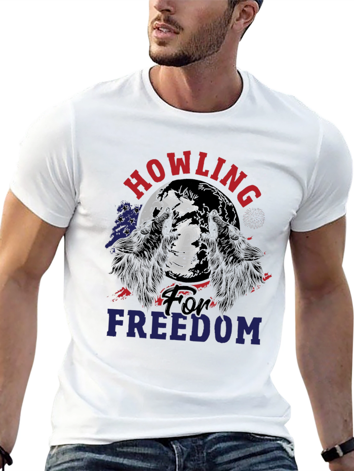 Howling for Freedom Graphic Tee