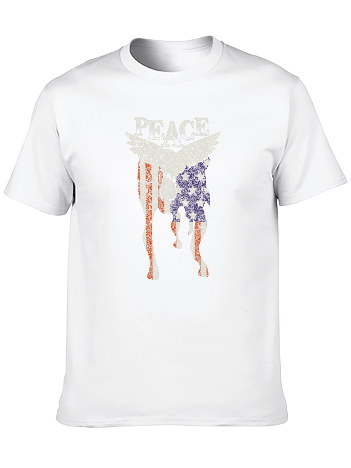 Peace Flag Graphic T-Shirt
