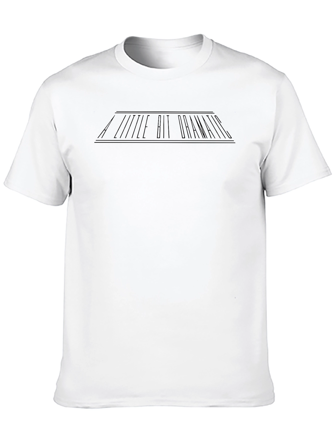 A Little Bit Dramatic Graphic Tee - Black