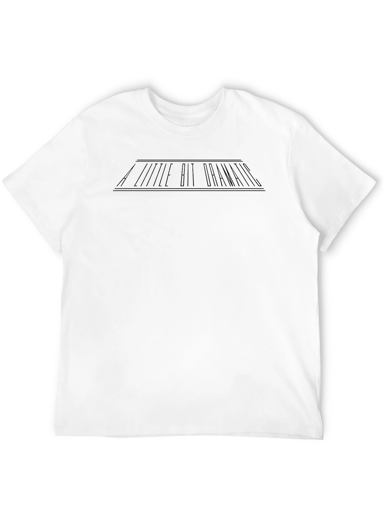 A Little Bit Dramatic Graphic Tee - Black