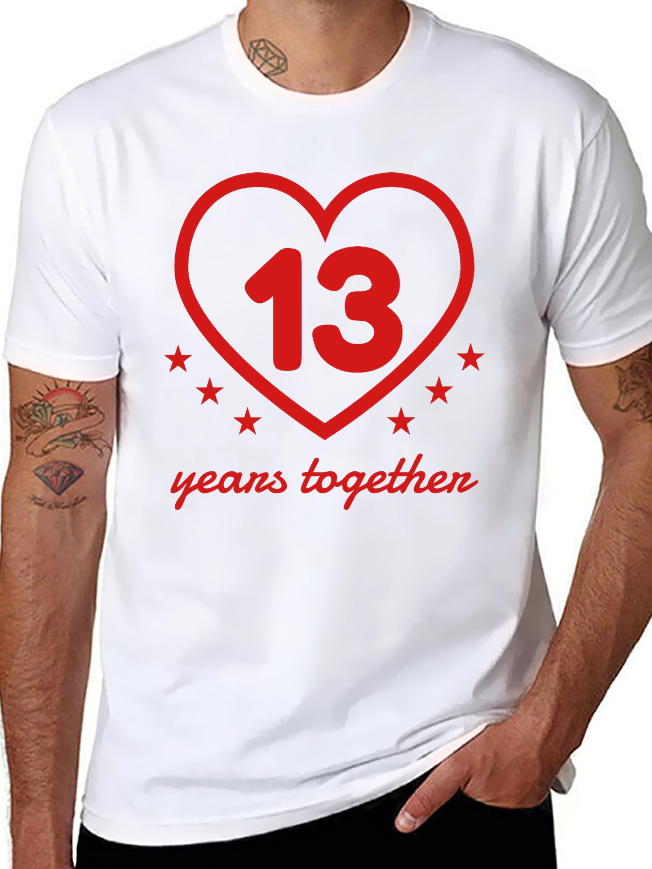 13 Years Together Anniversary T-Shirt
