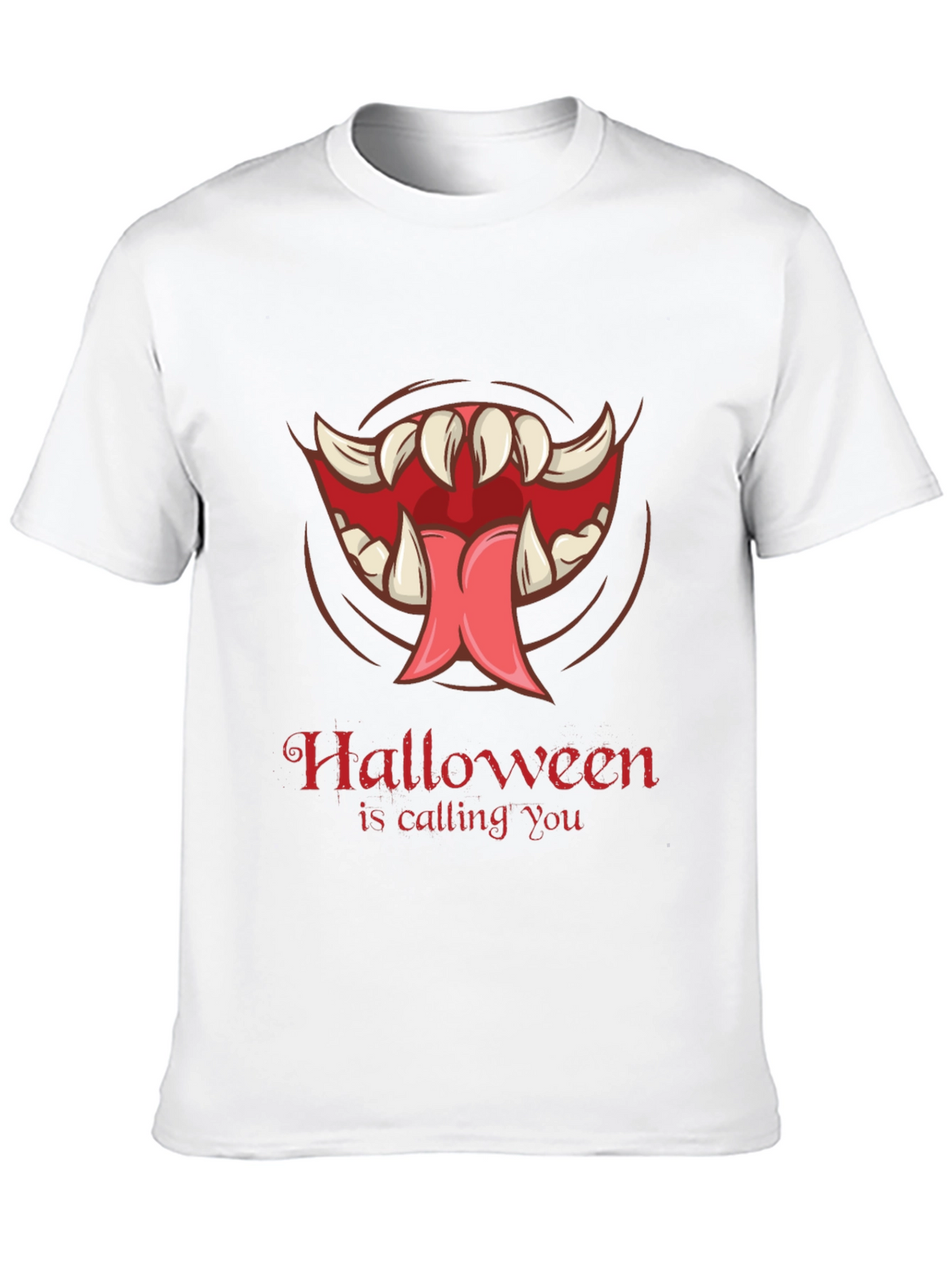 Halloween Monster Mouth Graphic Tee