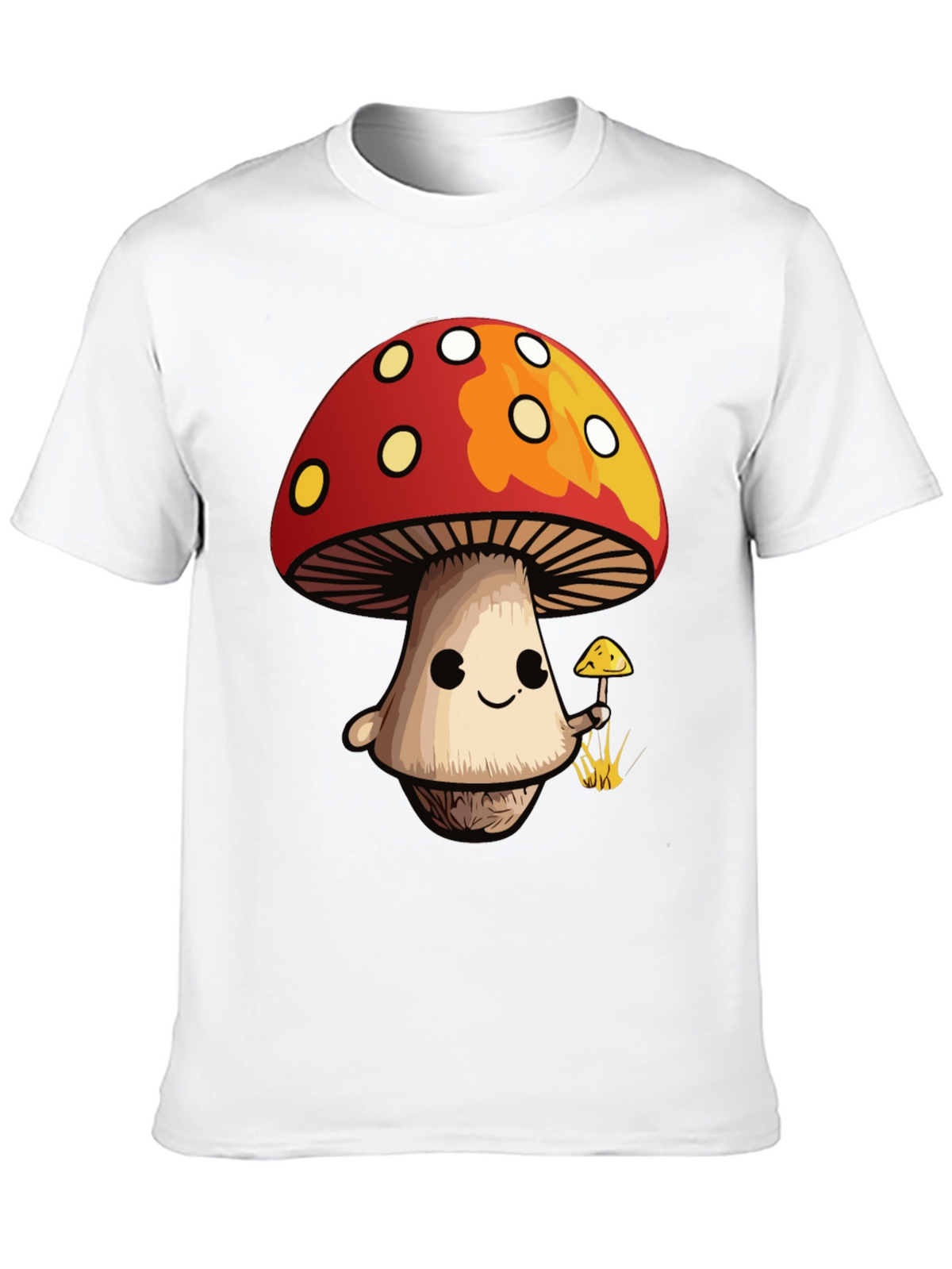 Mushroom Graphic T-Shirt - Fun Cartoon Style