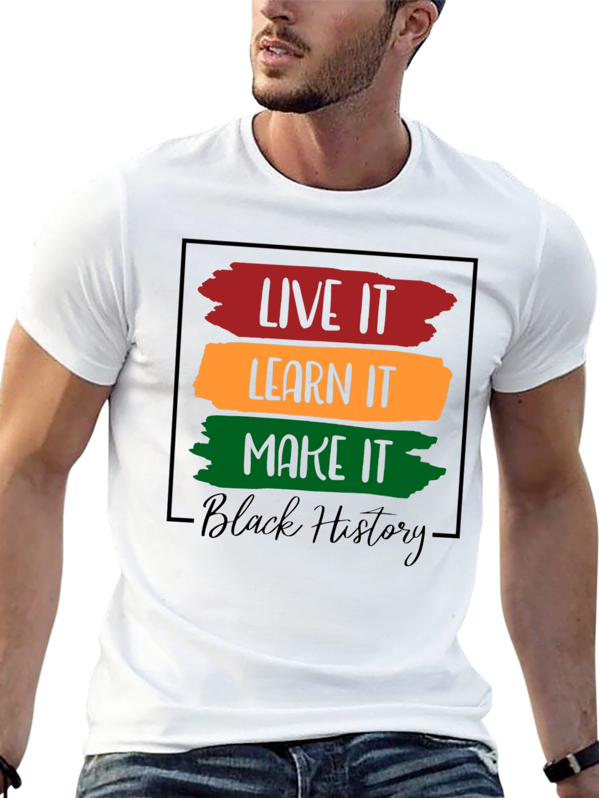 Black History T-Shirt - Live Learn Make