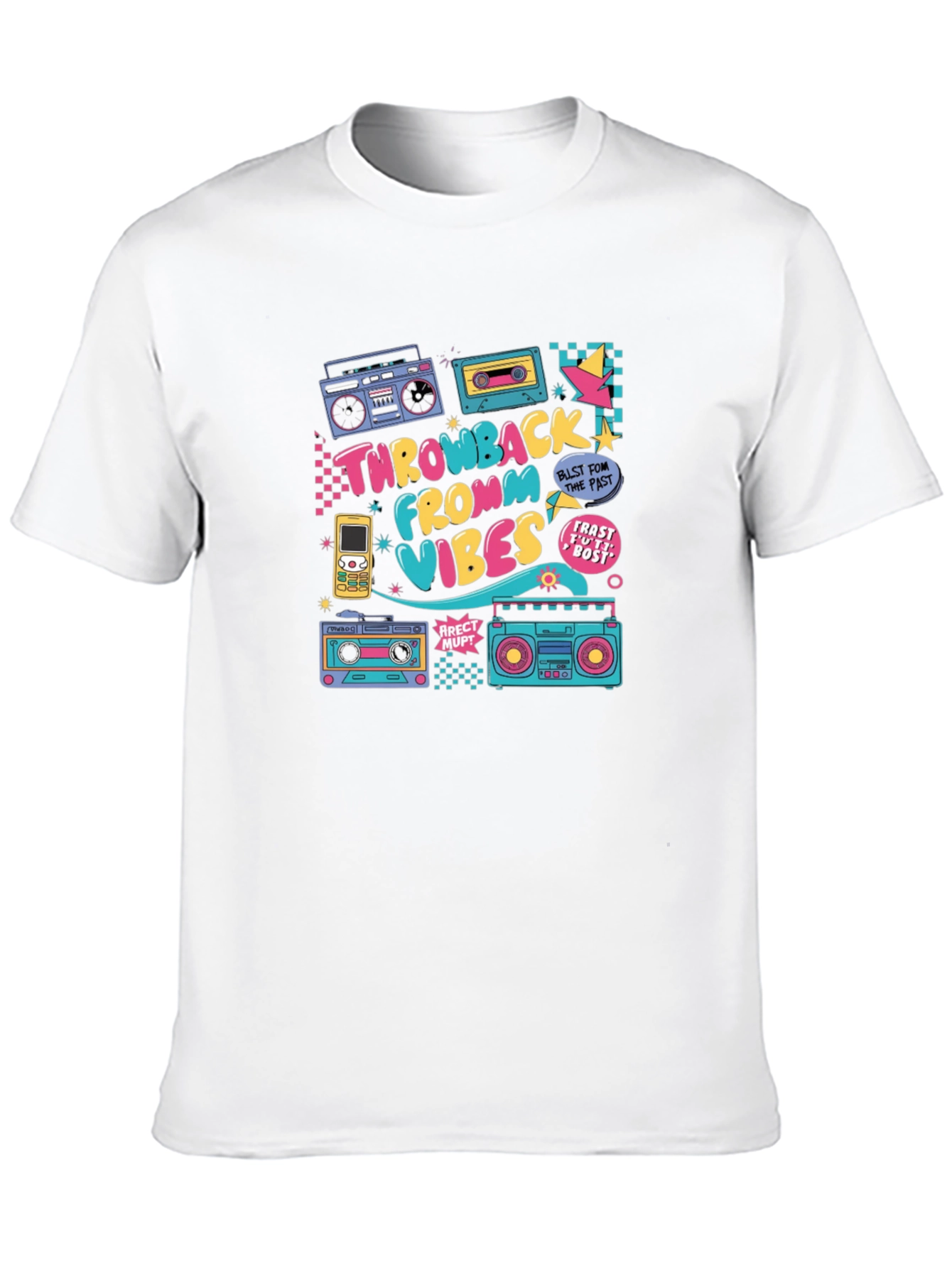 Retro Throwback Vibes T-Shirt - 80s Style