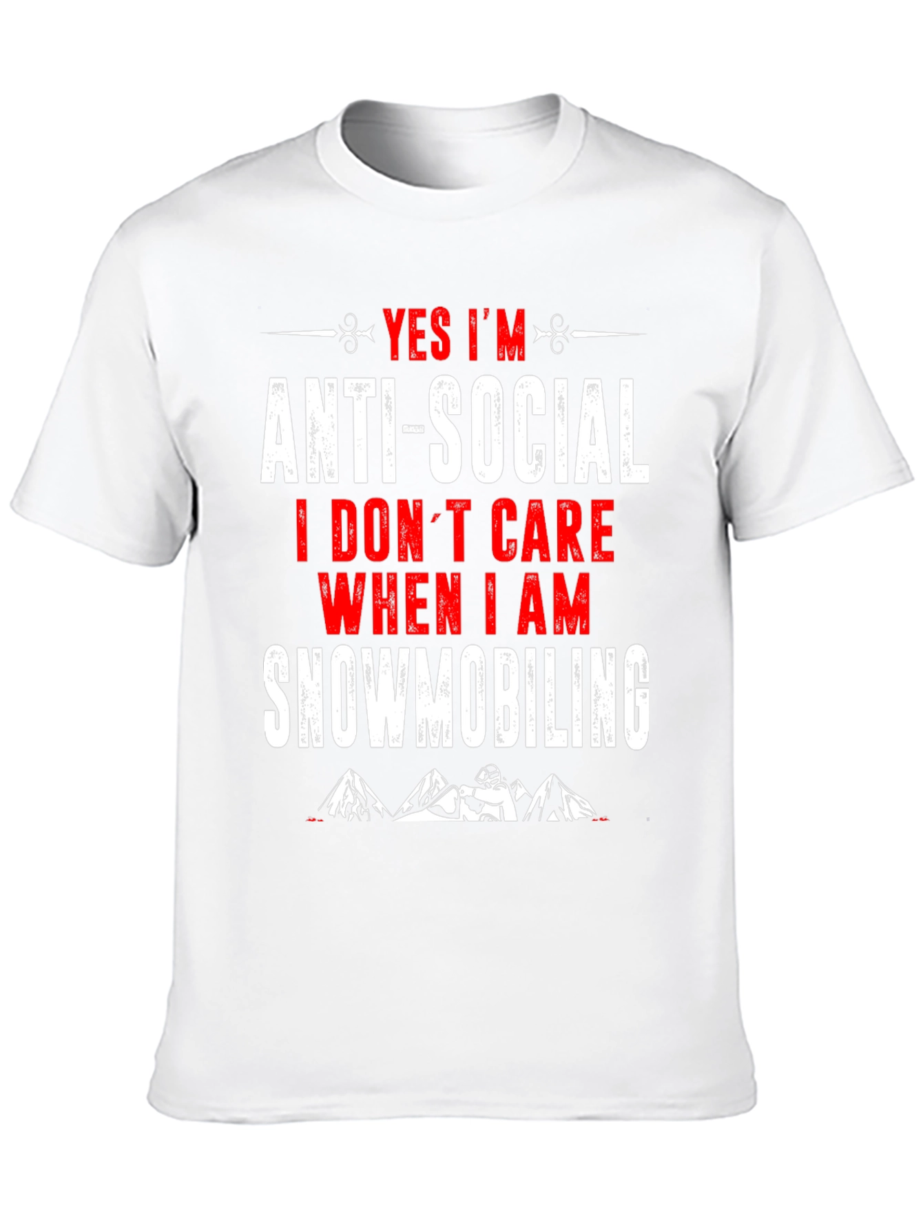 Anti-Social Snowmobiling T-Shirt