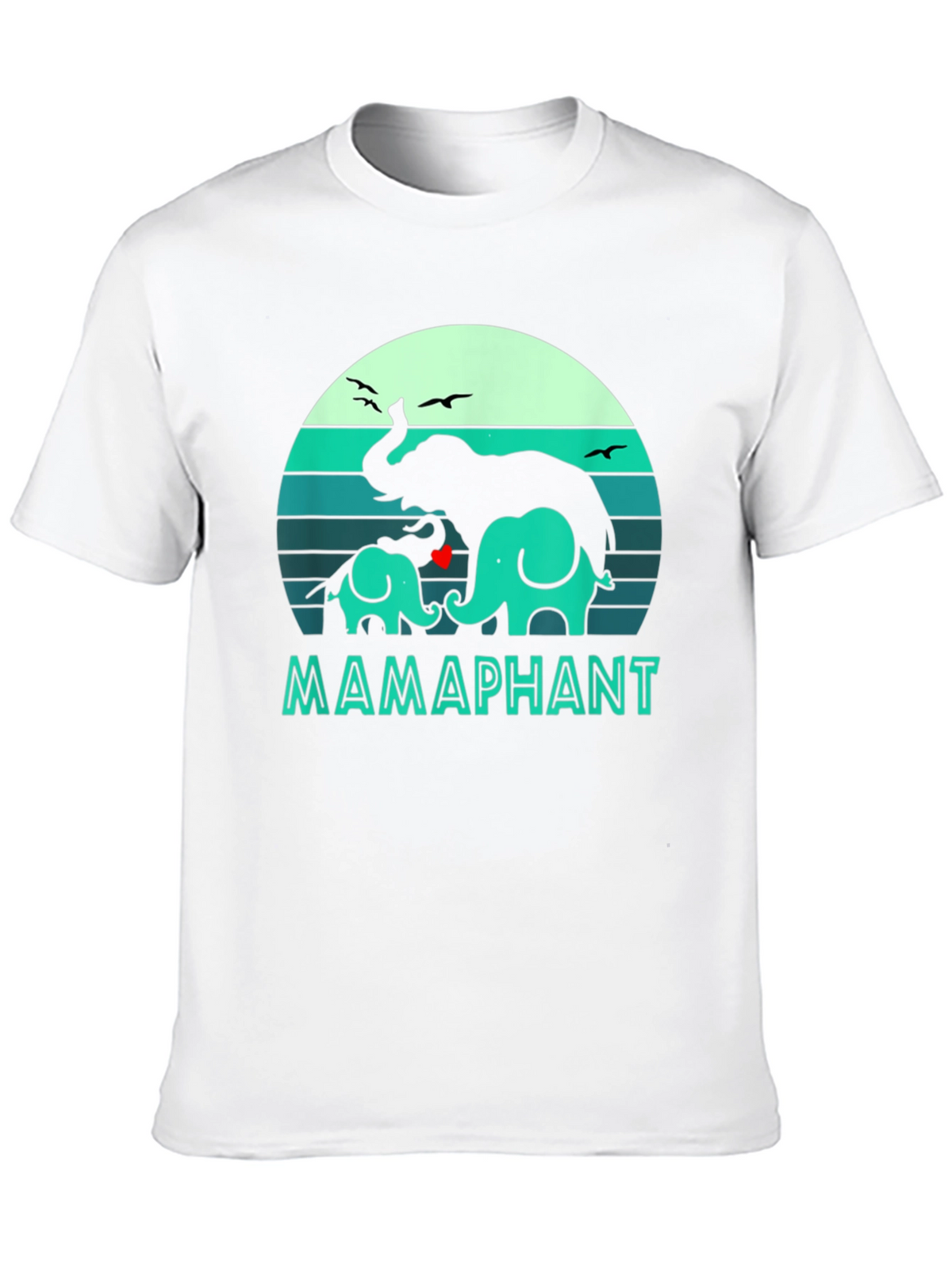 MAMAPHANT Graphic T-Shirt - Cute Elephant Design