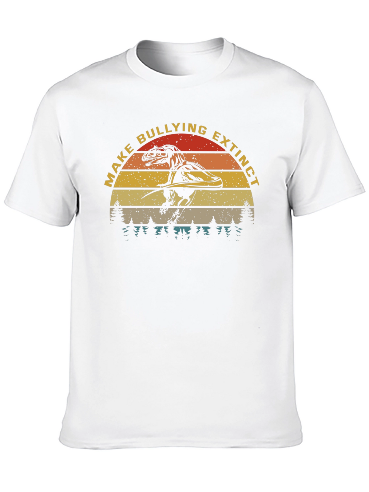 Make Bullying Extinct Dinosaur T-Shirt