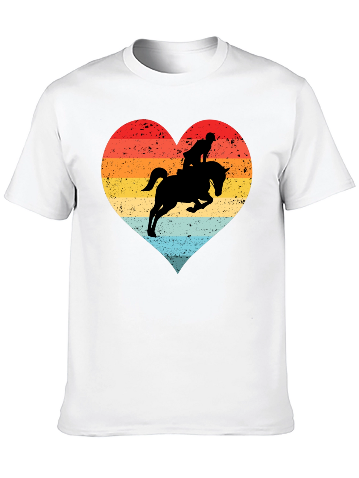 Equestrian Heart T-Shirt - Horse Riding Love Tee
