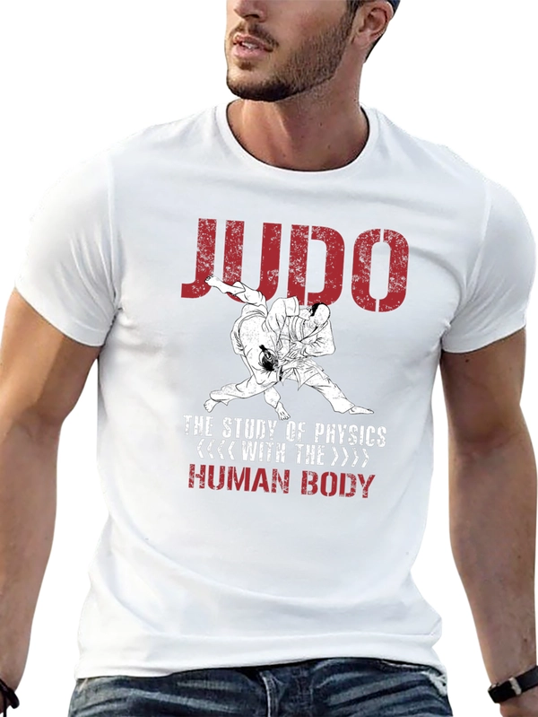 Judo Physics Graphic Tee - Martial Arts T-Shirt