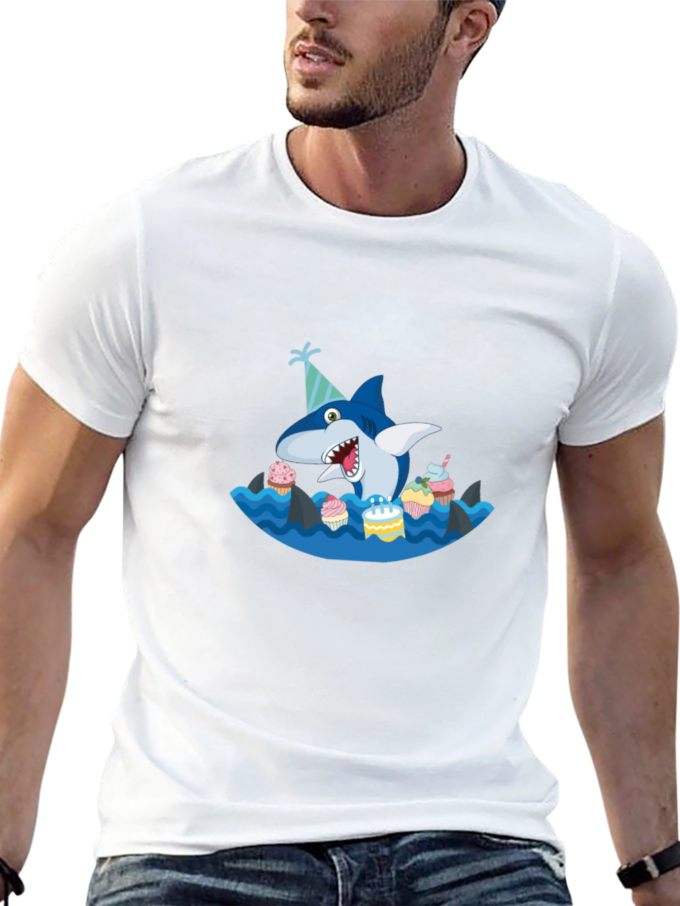 Shark Birthday T-Shirt - Cute Party Tee