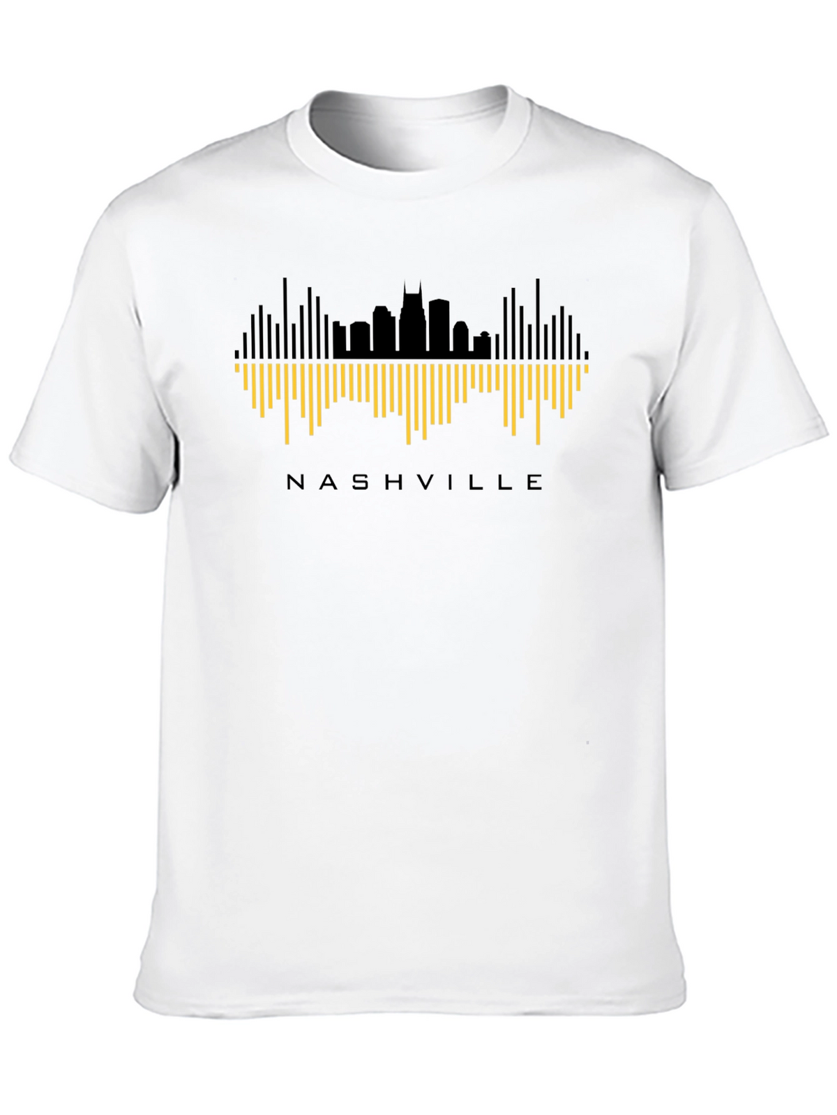 Nashville Skyline Graphic Tee - Black