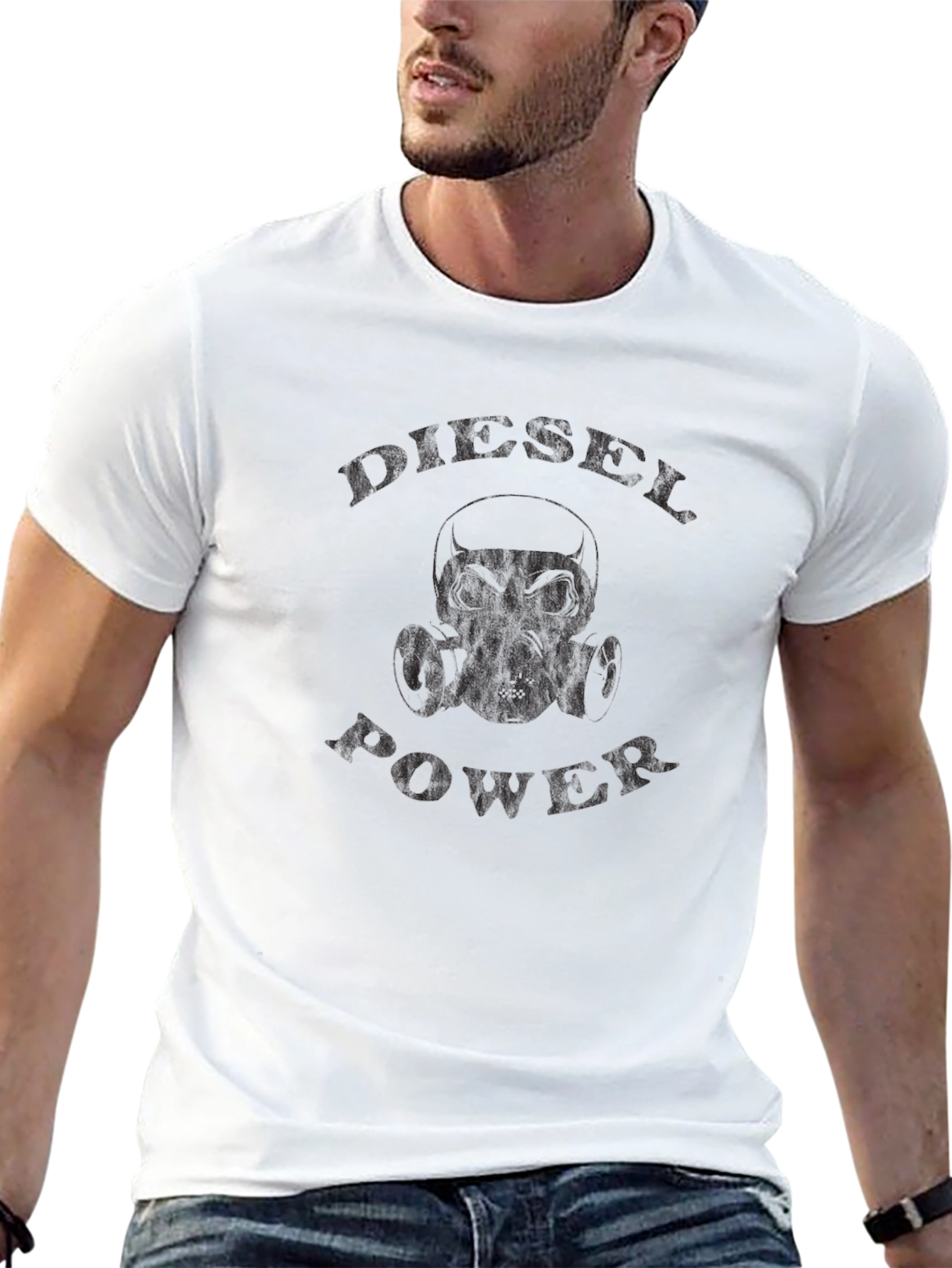 Diesel Power Graphic Tee - Mens Black T-Shirt