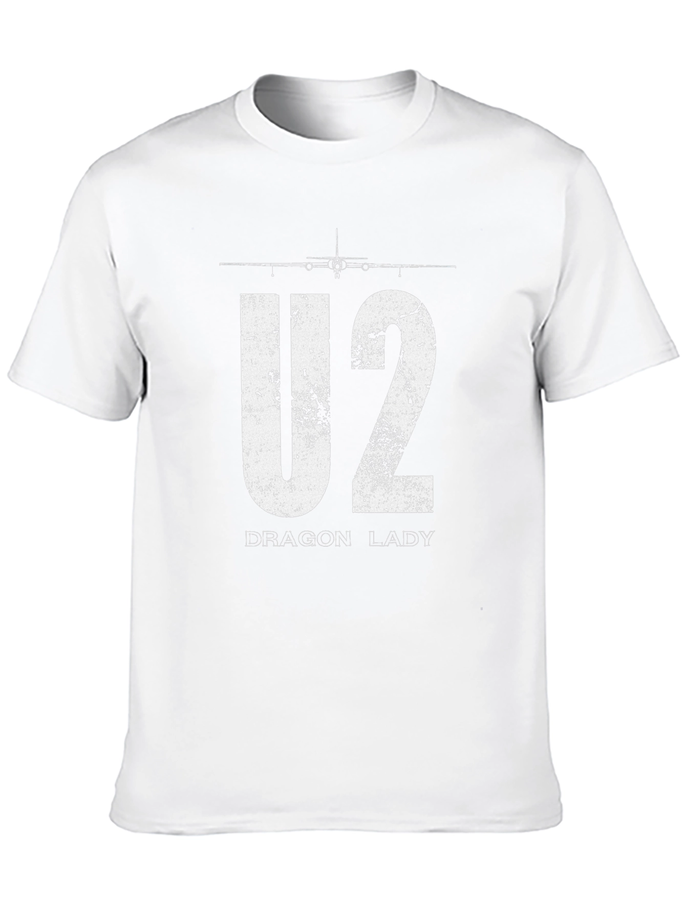 U2 Dragon Lady Graphic T-Shirt - Black Cotton Blend