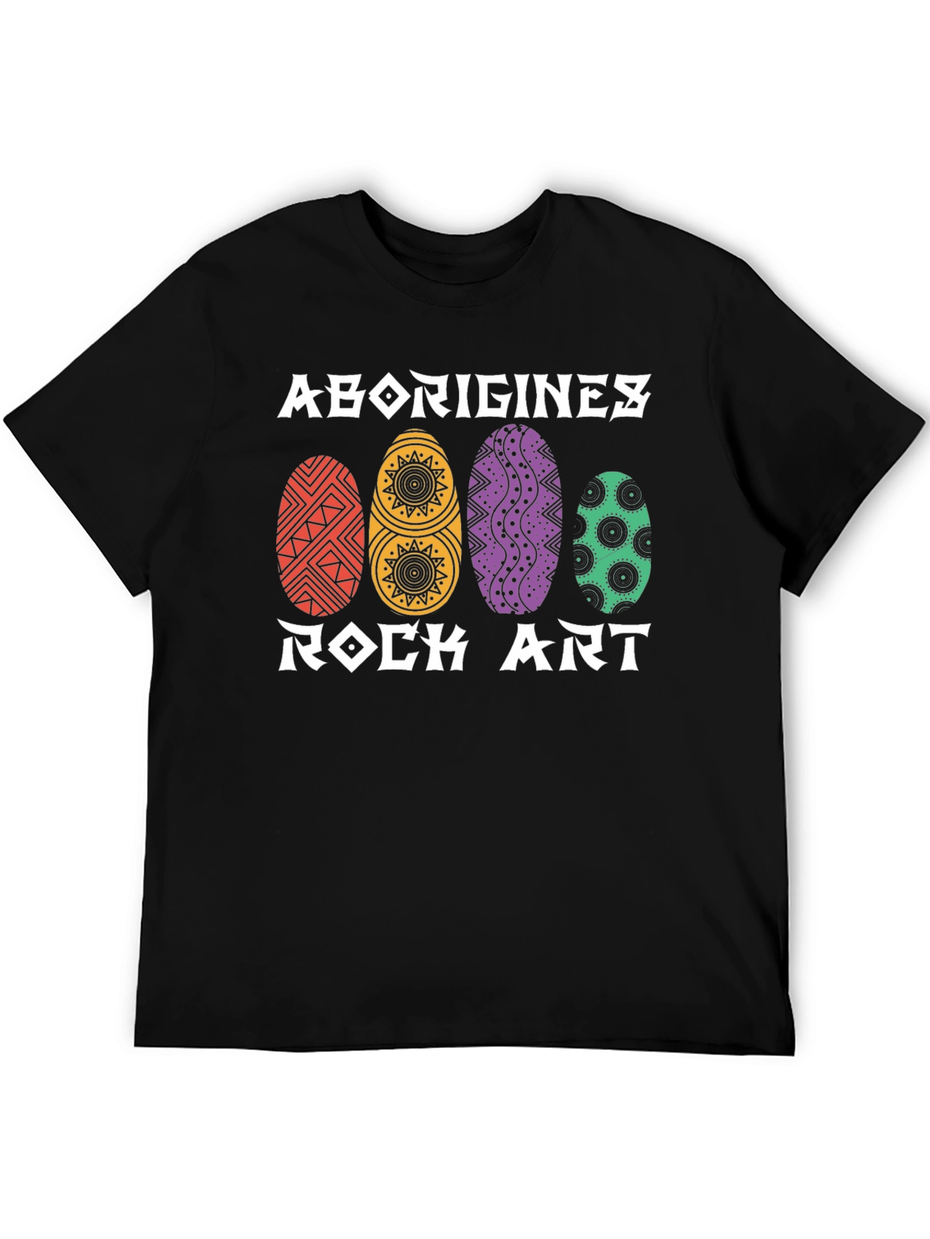 Aborigines Rock Art T-Shirt | Artistic Graphic Tee