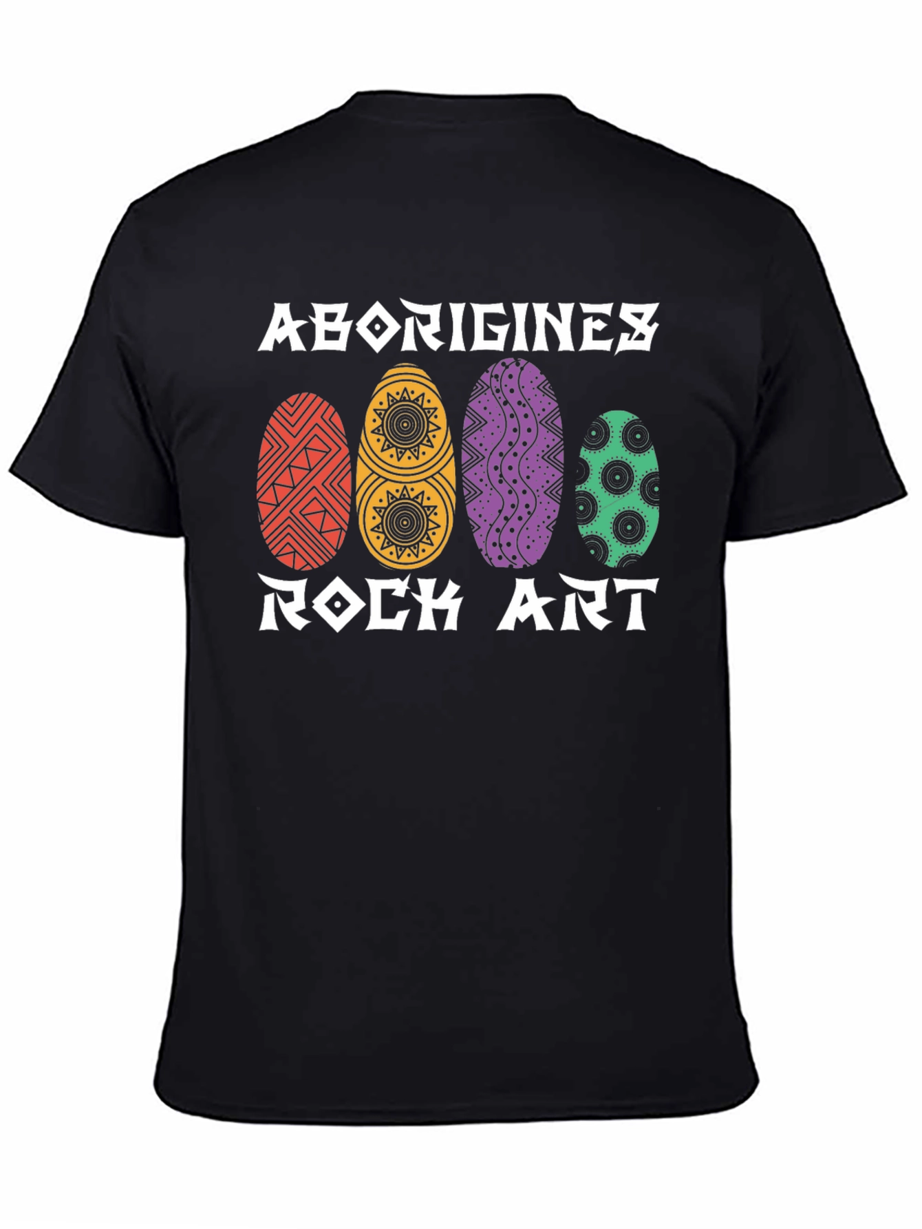 Aborigines Rock Art T-Shirt | Artistic Graphic Tee