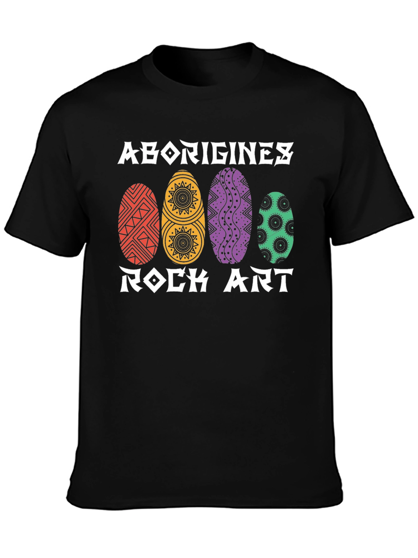 Aborigines Rock Art T-Shirt | Artistic Graphic Tee